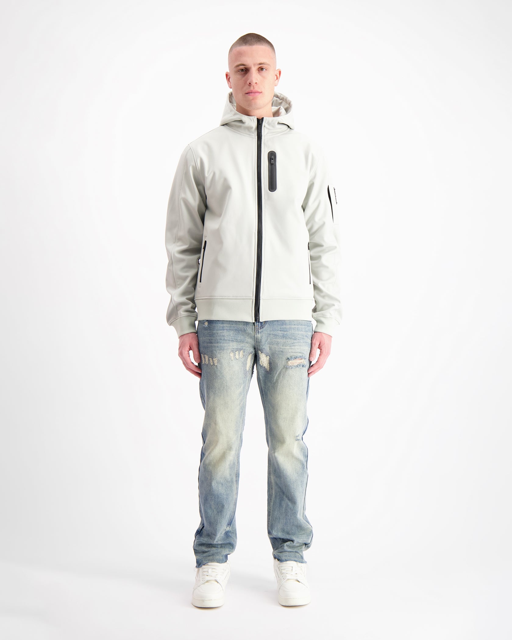 COMMANDER SOFTSHELL JACKET | Grau