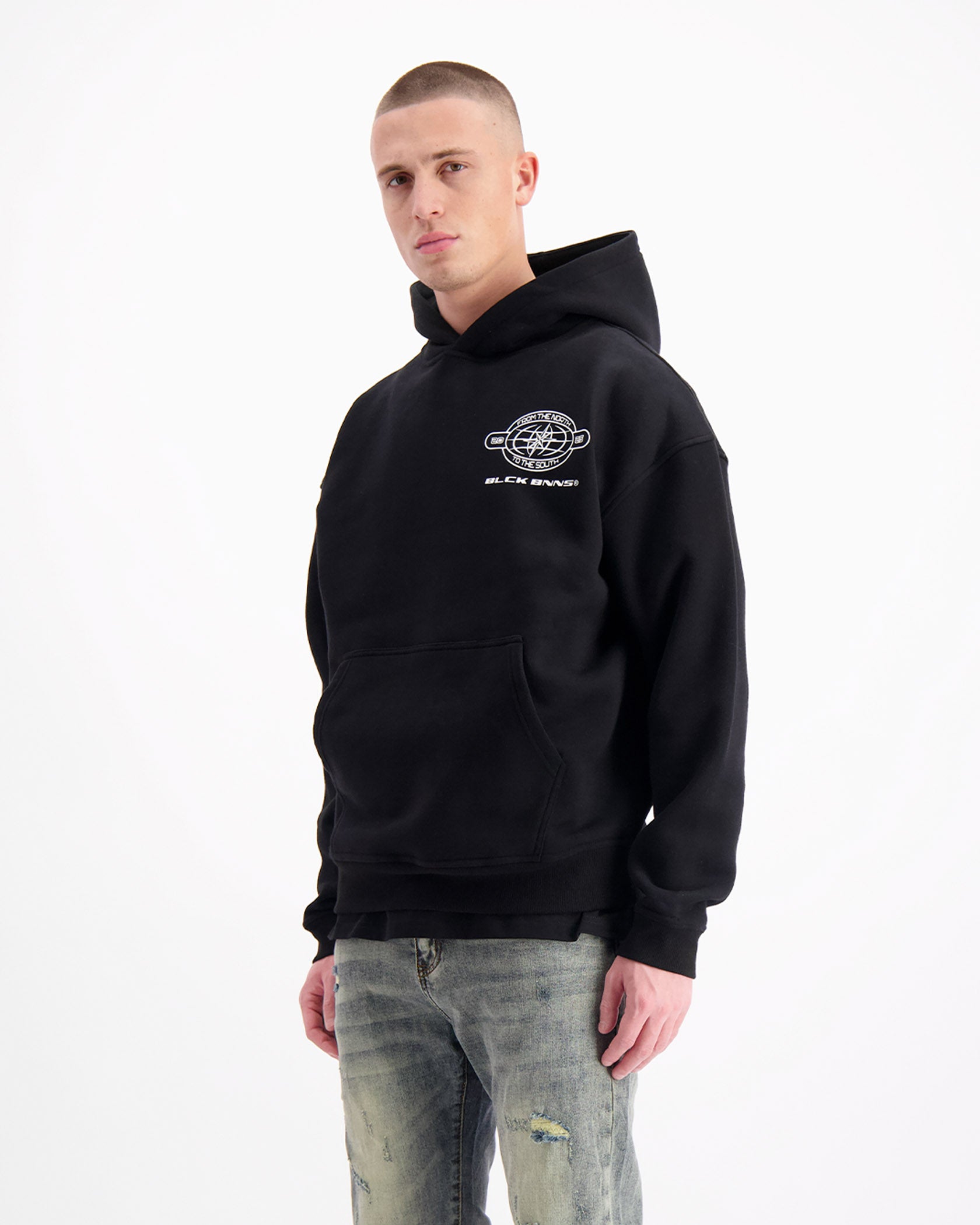 KOMPASS HOODIE | Schwarz