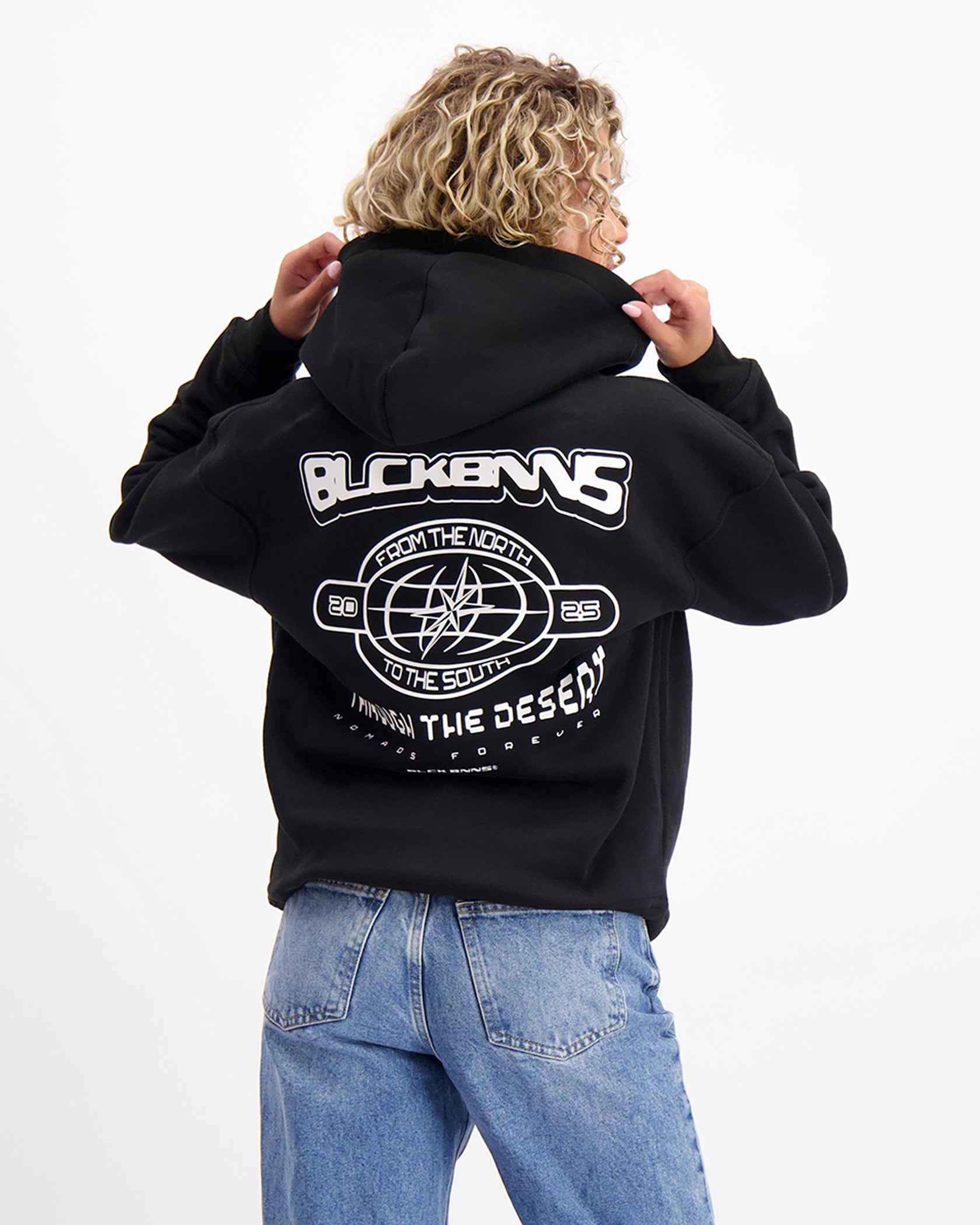 KOMPASS HOODIE | Schwarz