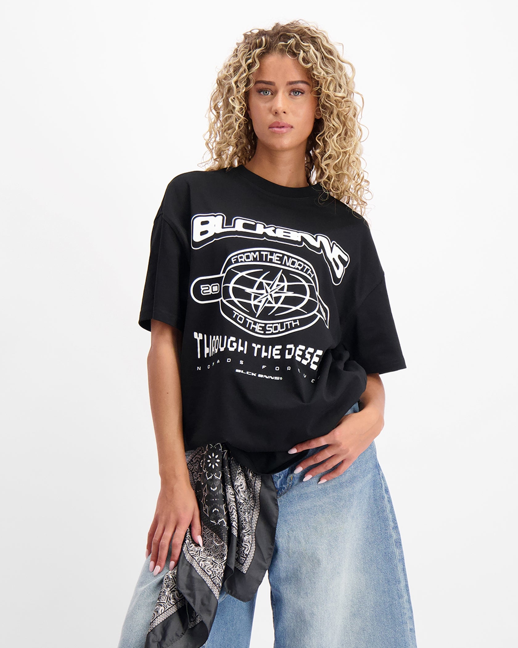 KOMPASS T-SHIRT | Schwarz