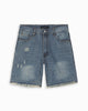 CUT OFF  DENIM SHORTS | Dunkelblau
