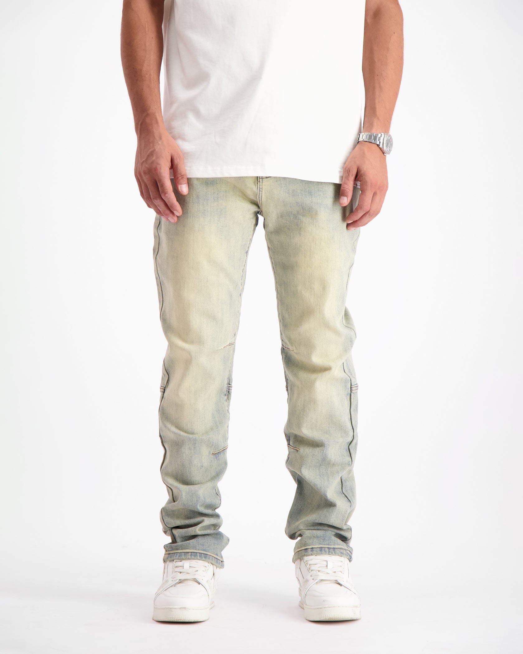 DESERT WASH DENIM | Blau