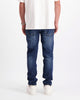 FADED SLIM DENIM | Dunkelblau