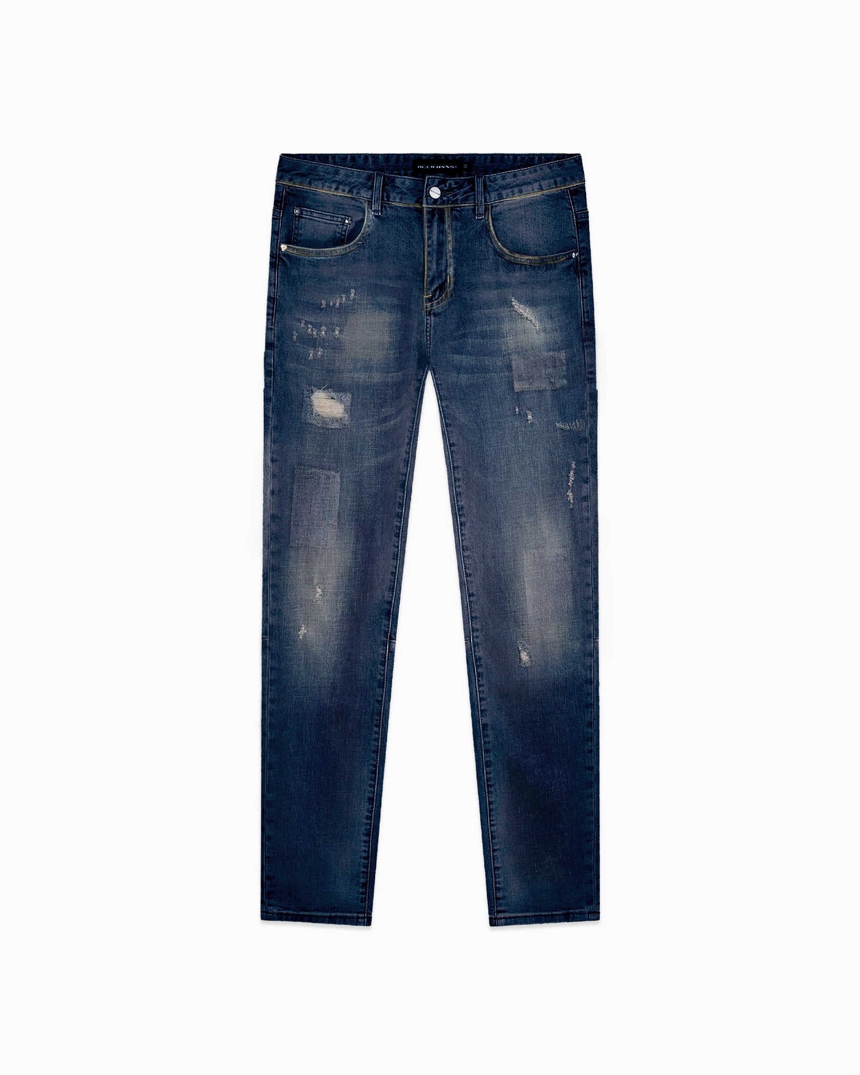 FADED SLIM DENIM | Dunkelblau