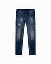 FADED SLIM DENIM | Dunkelblau