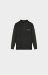 HEAVY KNIT HALF ZIP | Schwarz