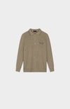 HEAVY KNIT HALF ZIP | Sand