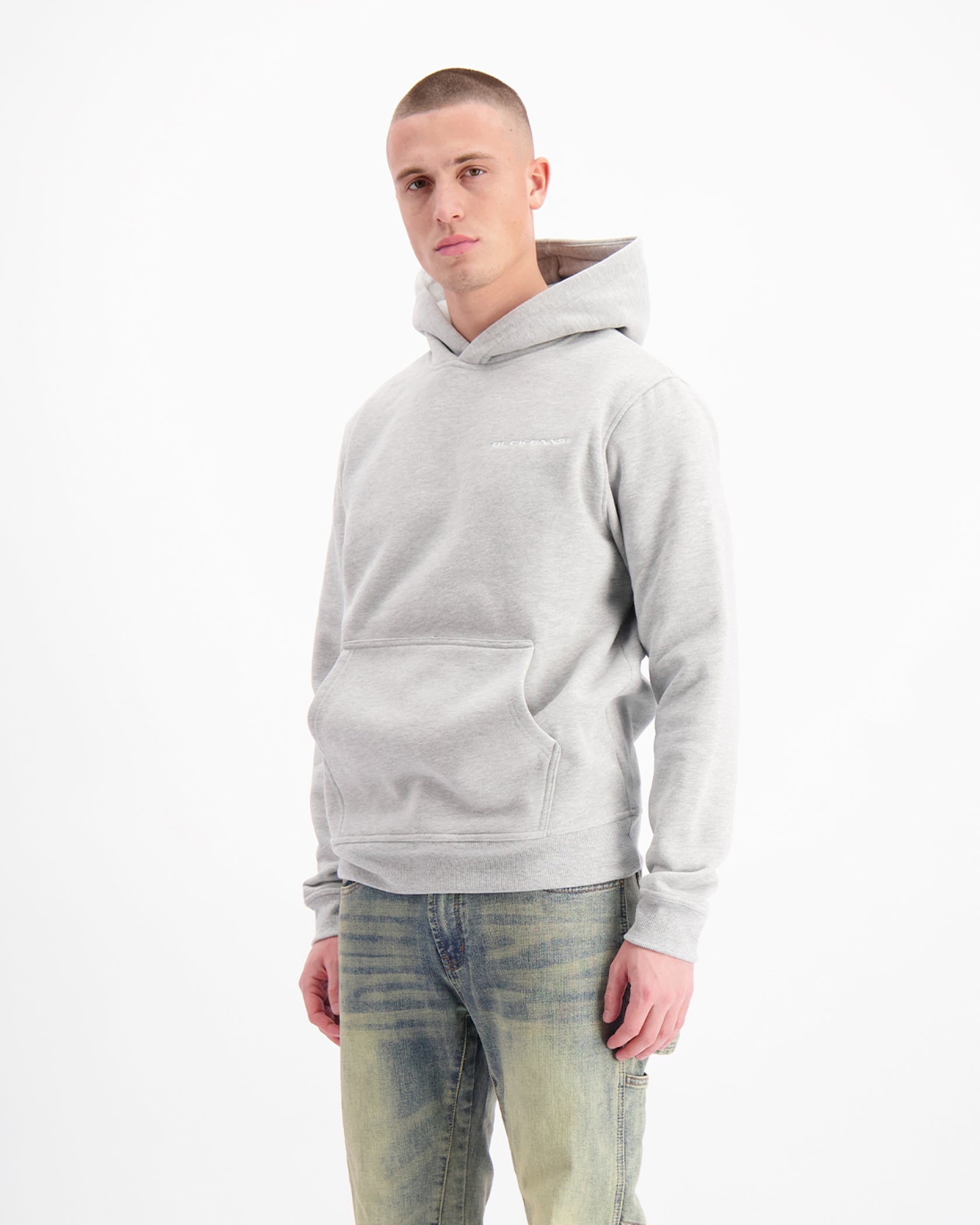 INITIAL HOODIE V2 | Melange Grau