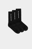 3-PACK INITIAL SOCKS | Schwarz