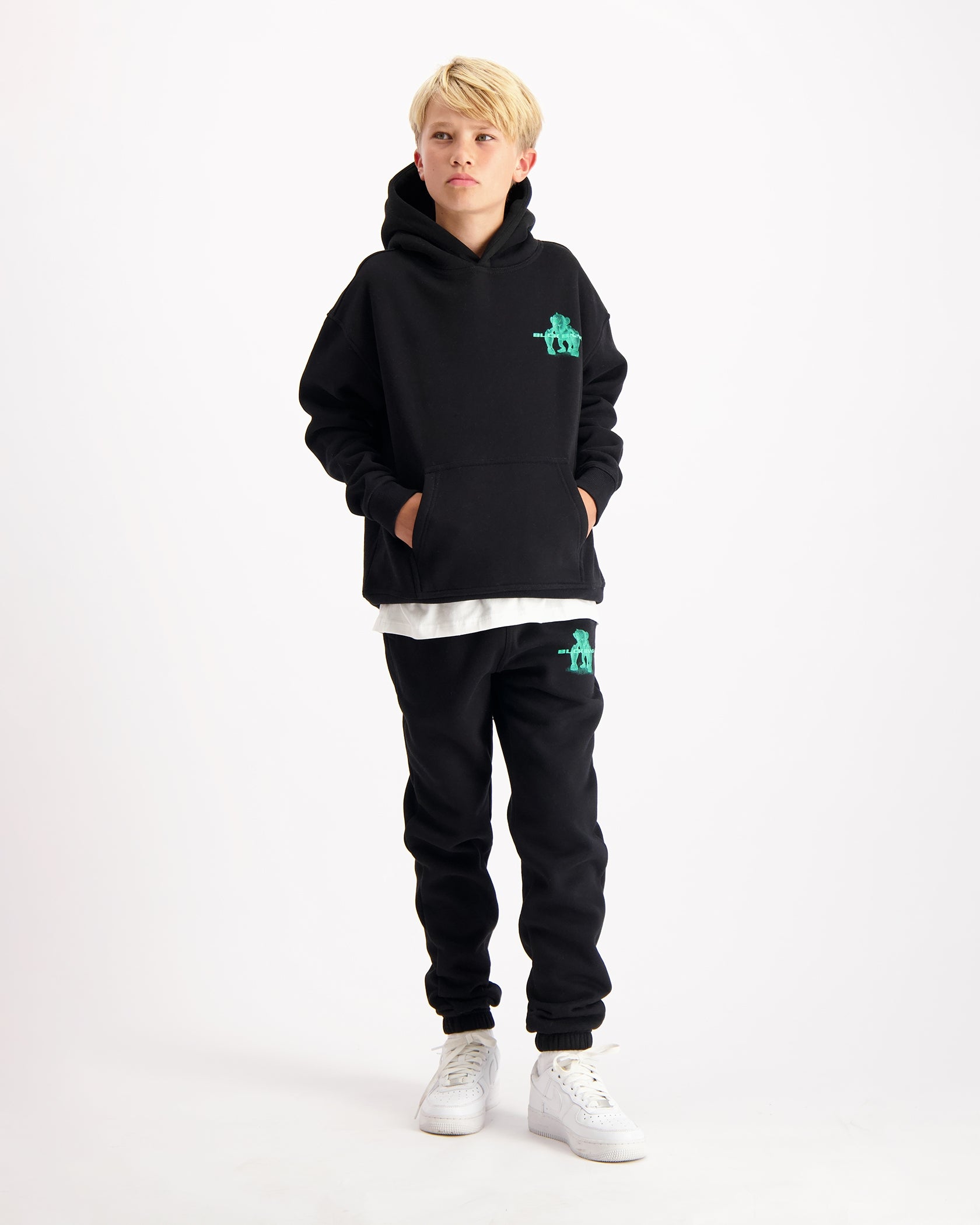 KIDS 3D XRAY SWEATSUIT | Schwarz