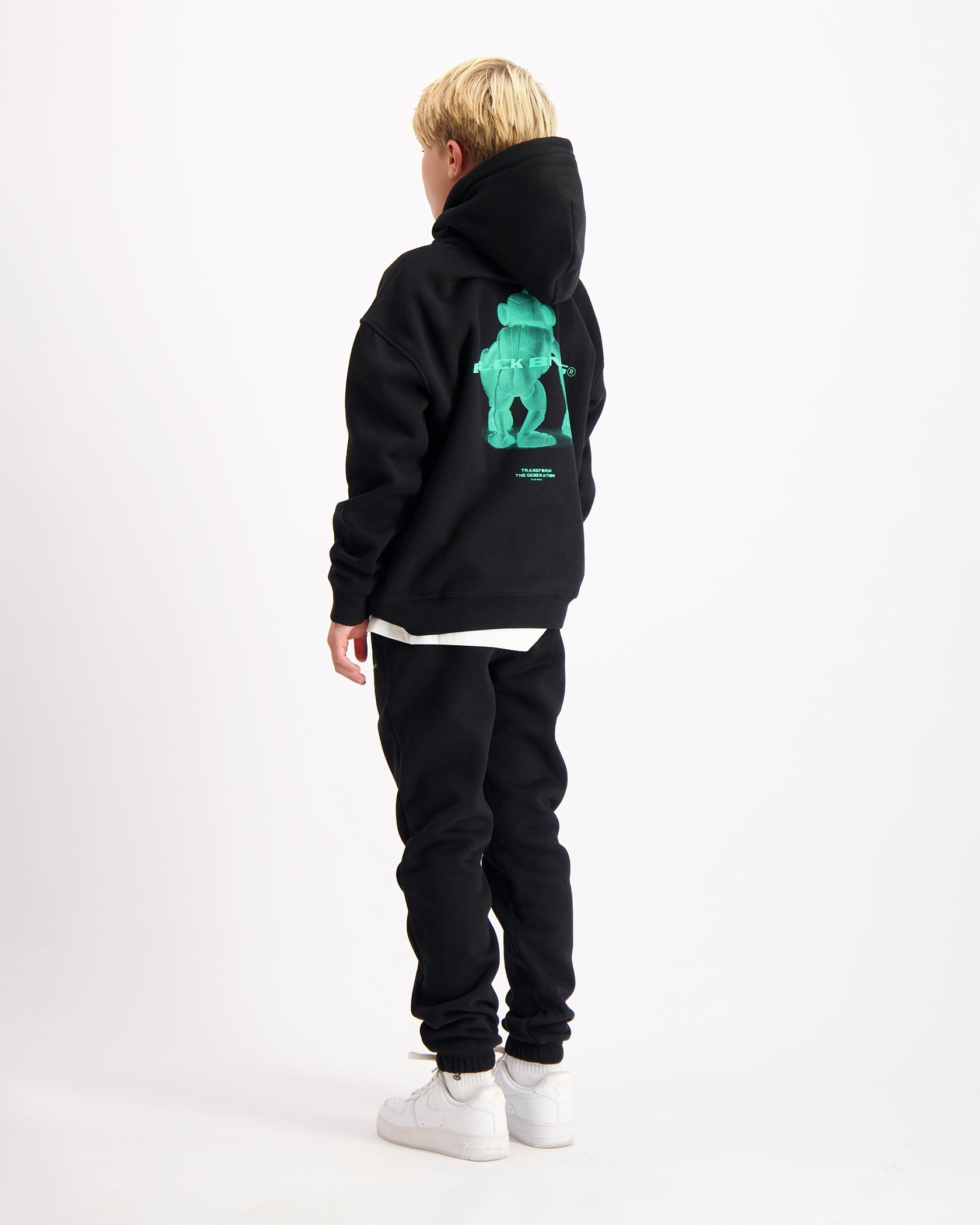 KIDS 3D XRAY SWEATSUIT | Schwarz