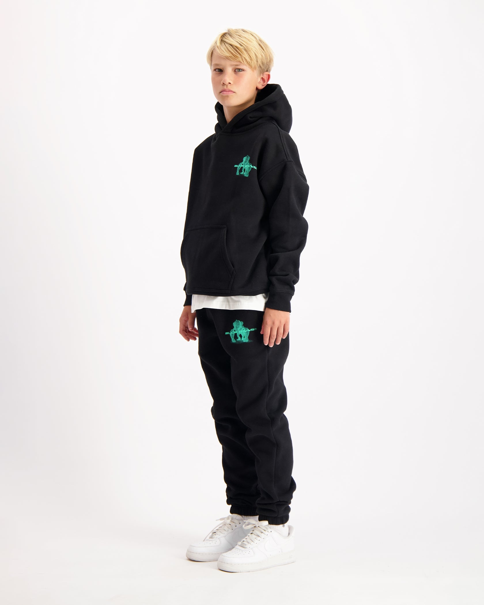 KIDS 3D XRAY SWEATSUIT | Schwarz