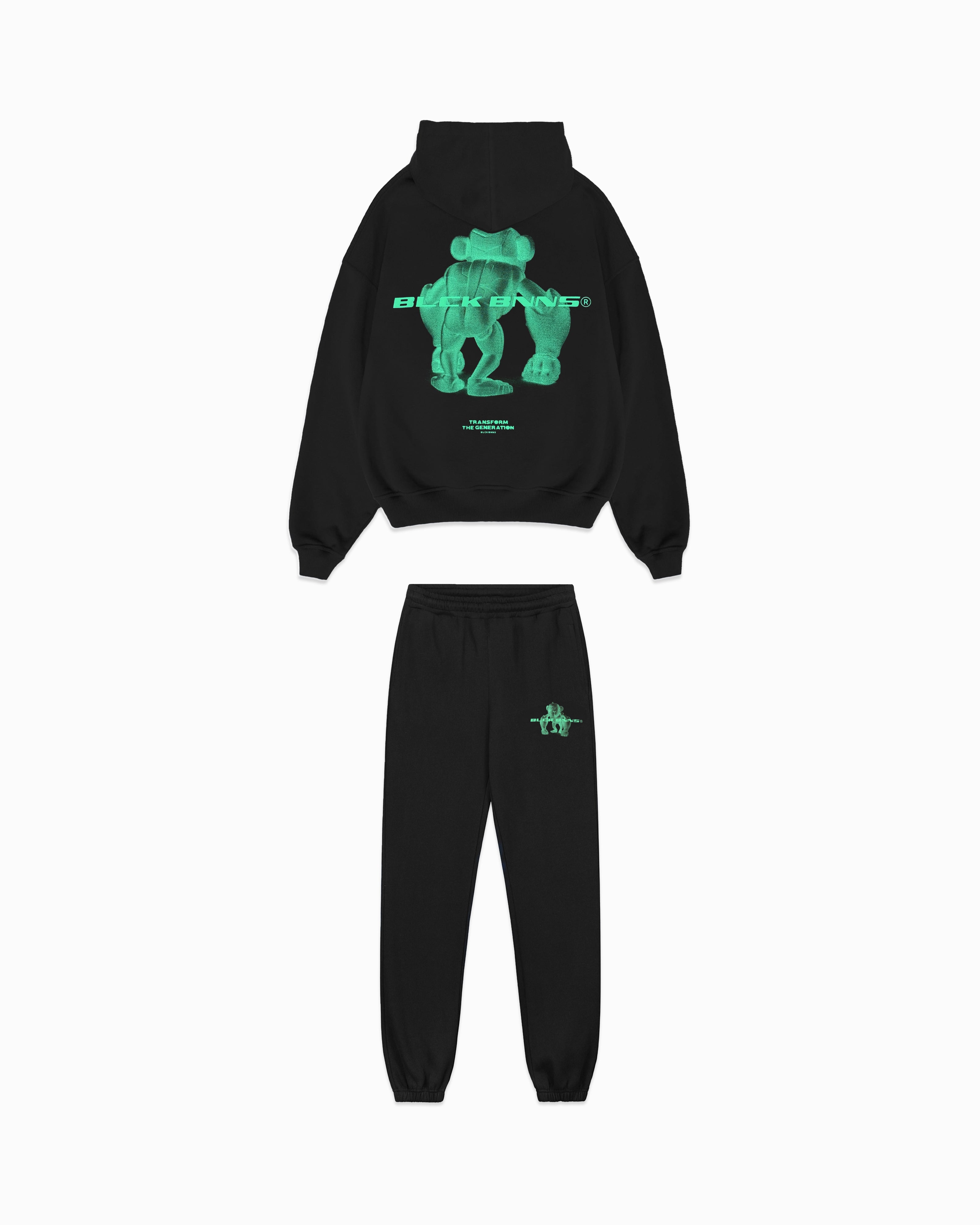 KIDS 3D XRAY SWEATSUIT | Schwarz
