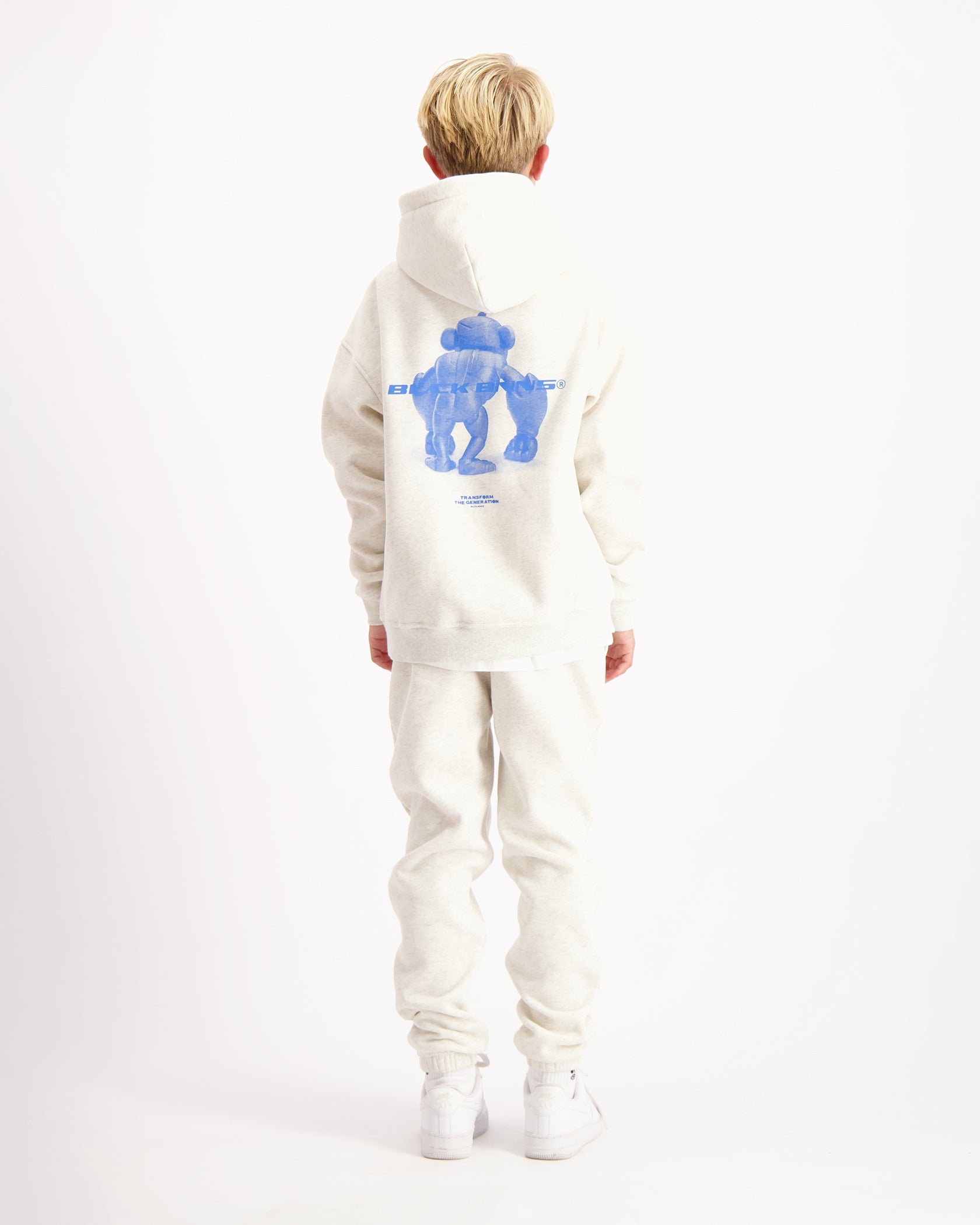 KIDS 3D XRAY SWEATSUIT | Melange Grau