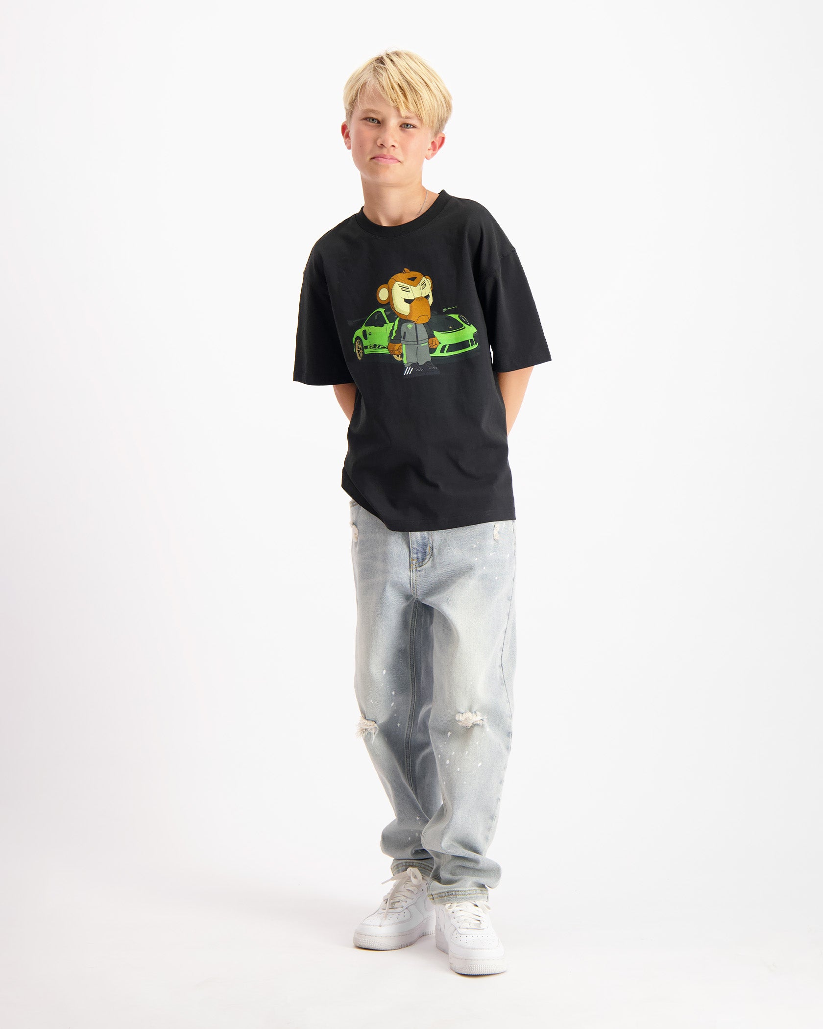KIDS BB3 RS T-SHIRT | Schwarz