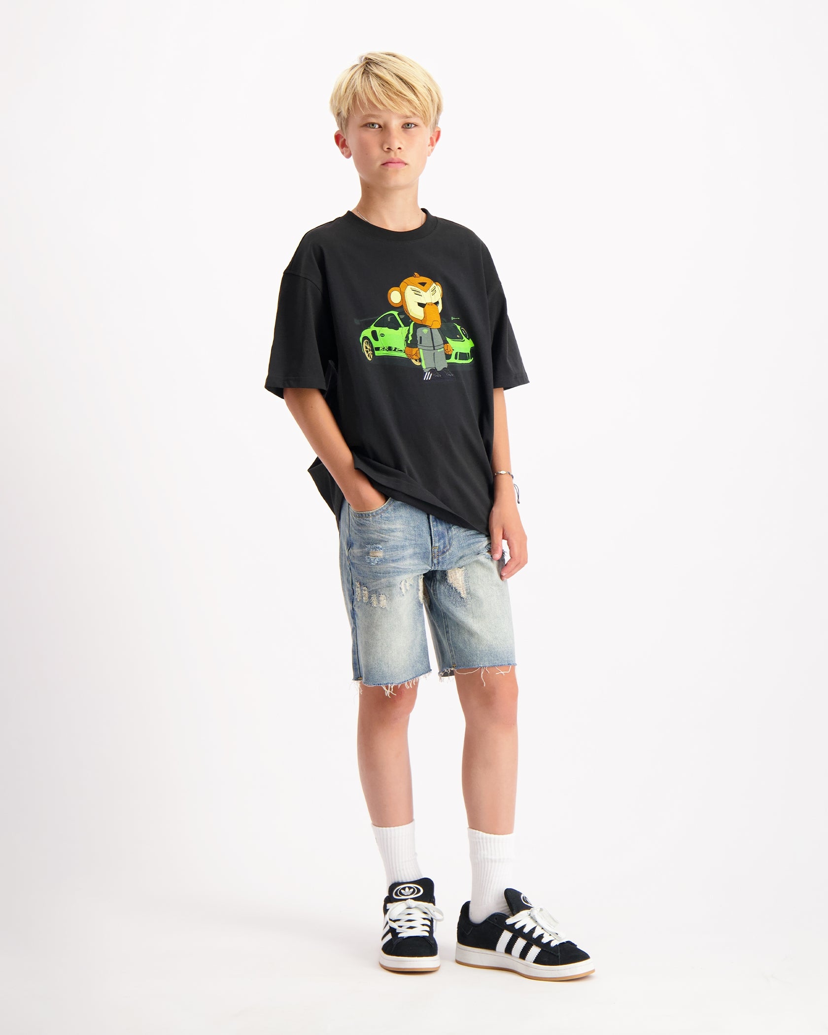 KIDS BB3 RS T-SHIRT | Schwarz