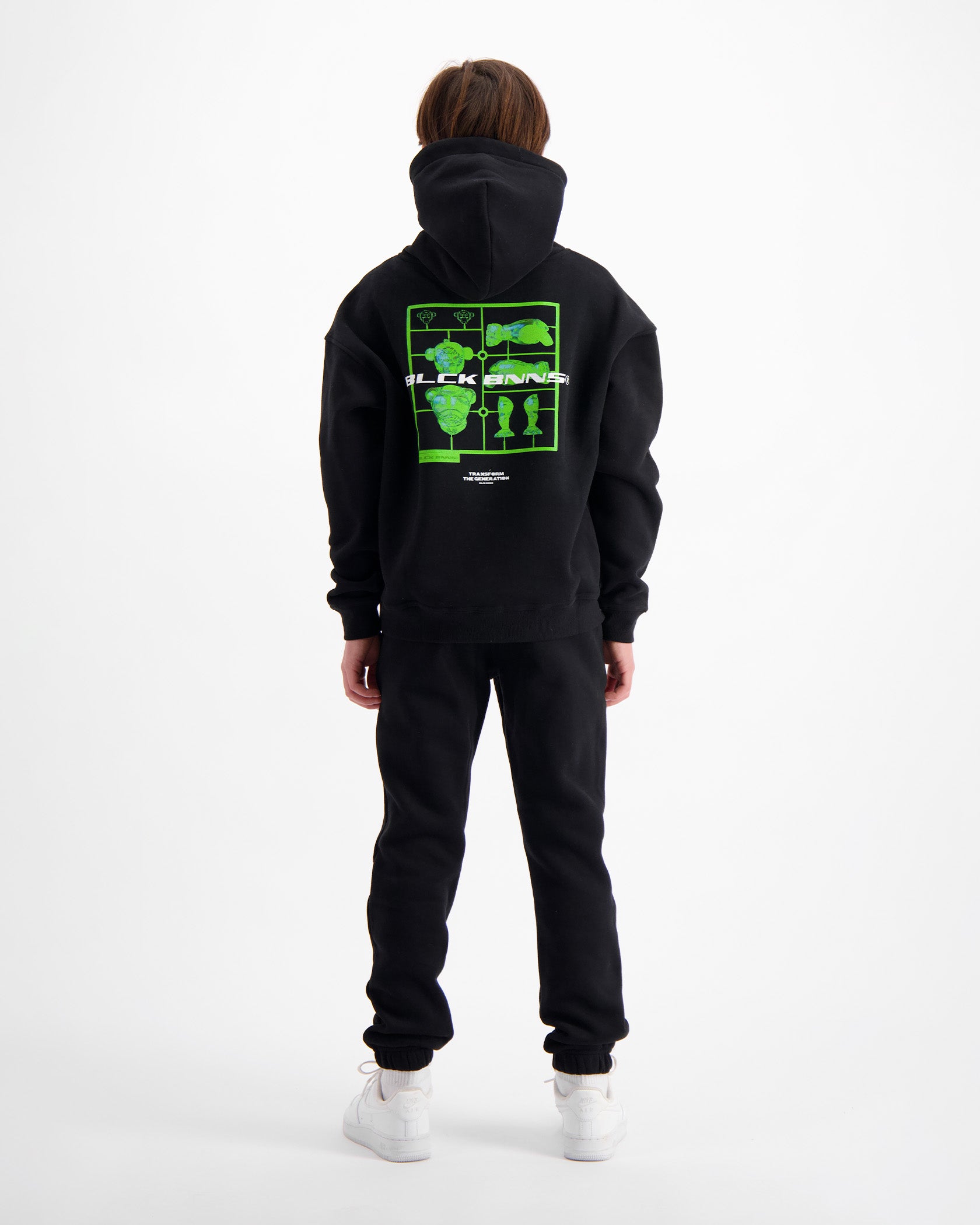 KIDS ACTION FIGURE HOODIE | Schwarz