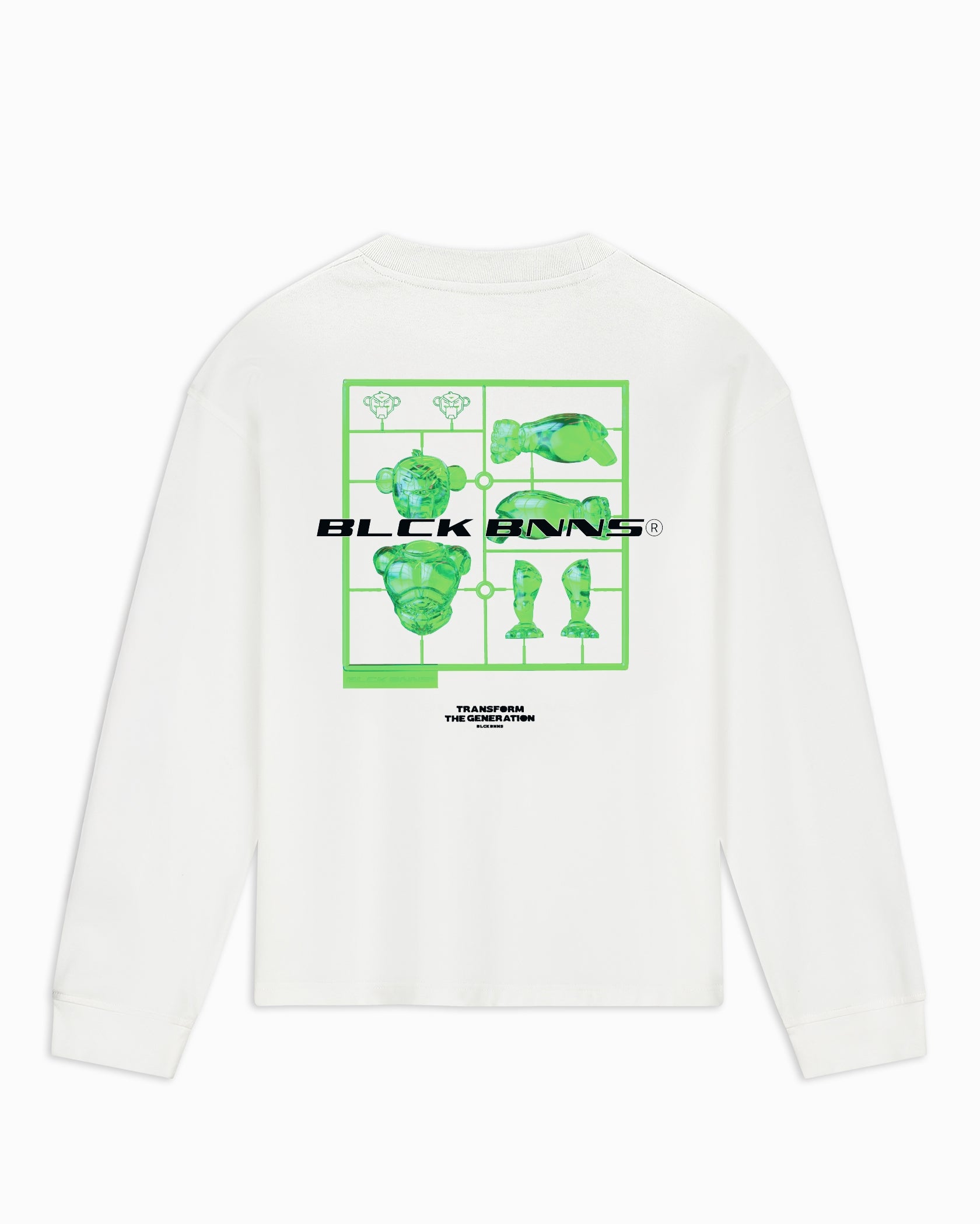 KIDS ACTION FIGURE LONGSLEEVE T-SHIRT | Weiß