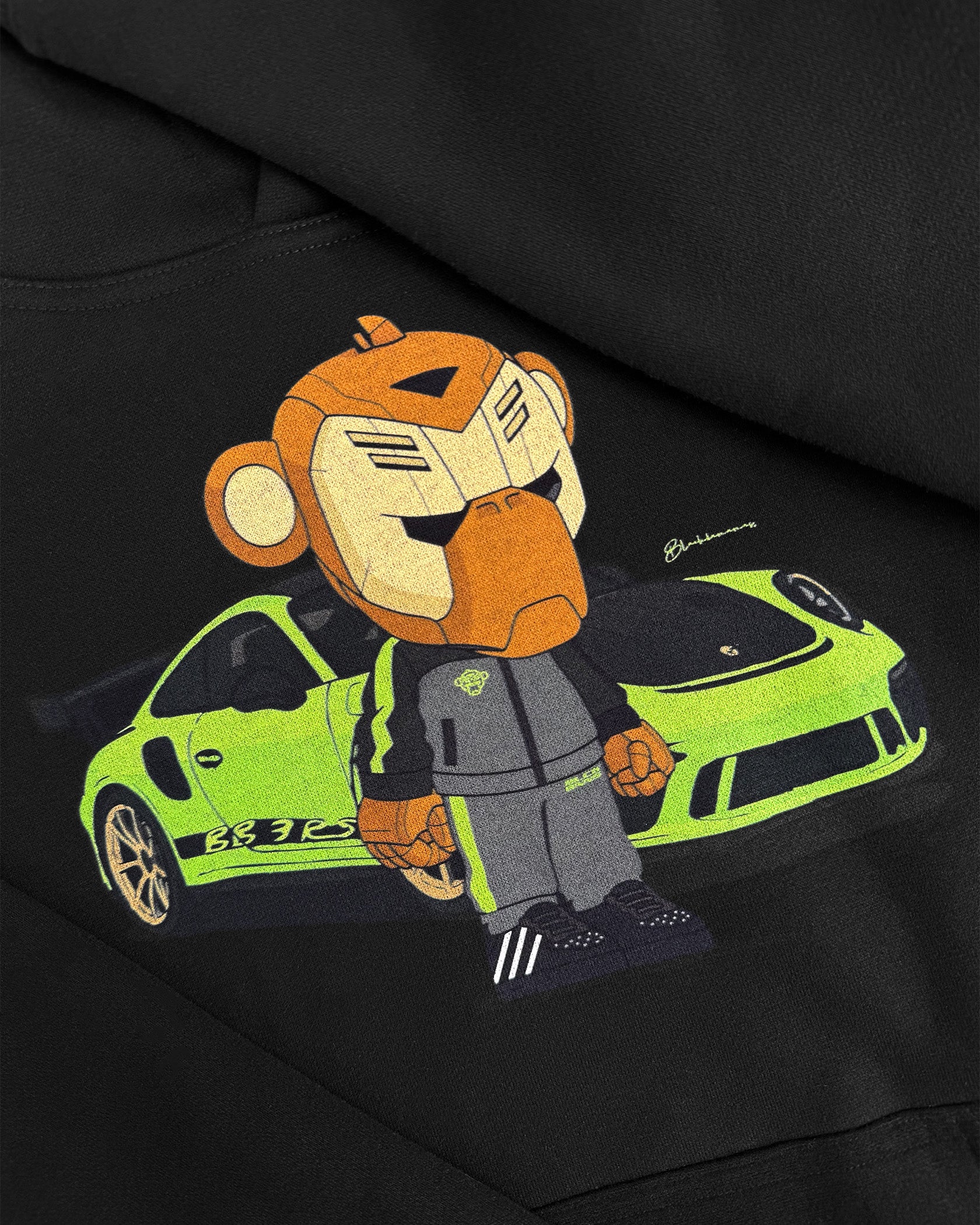 KIDS BB3 RS HOODIE | Schwarz