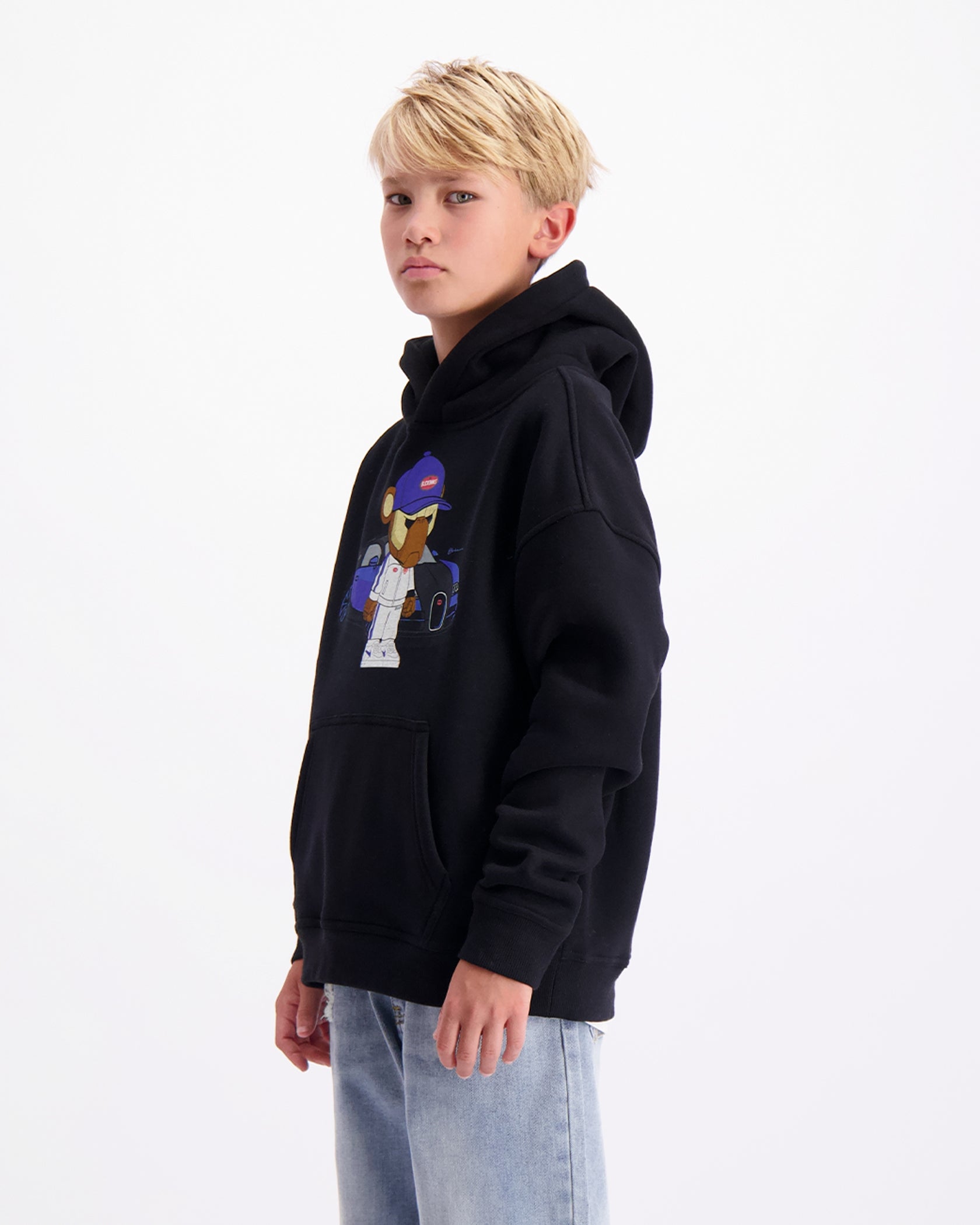 KIDS BBUGATTY HOODIE | Schwarz