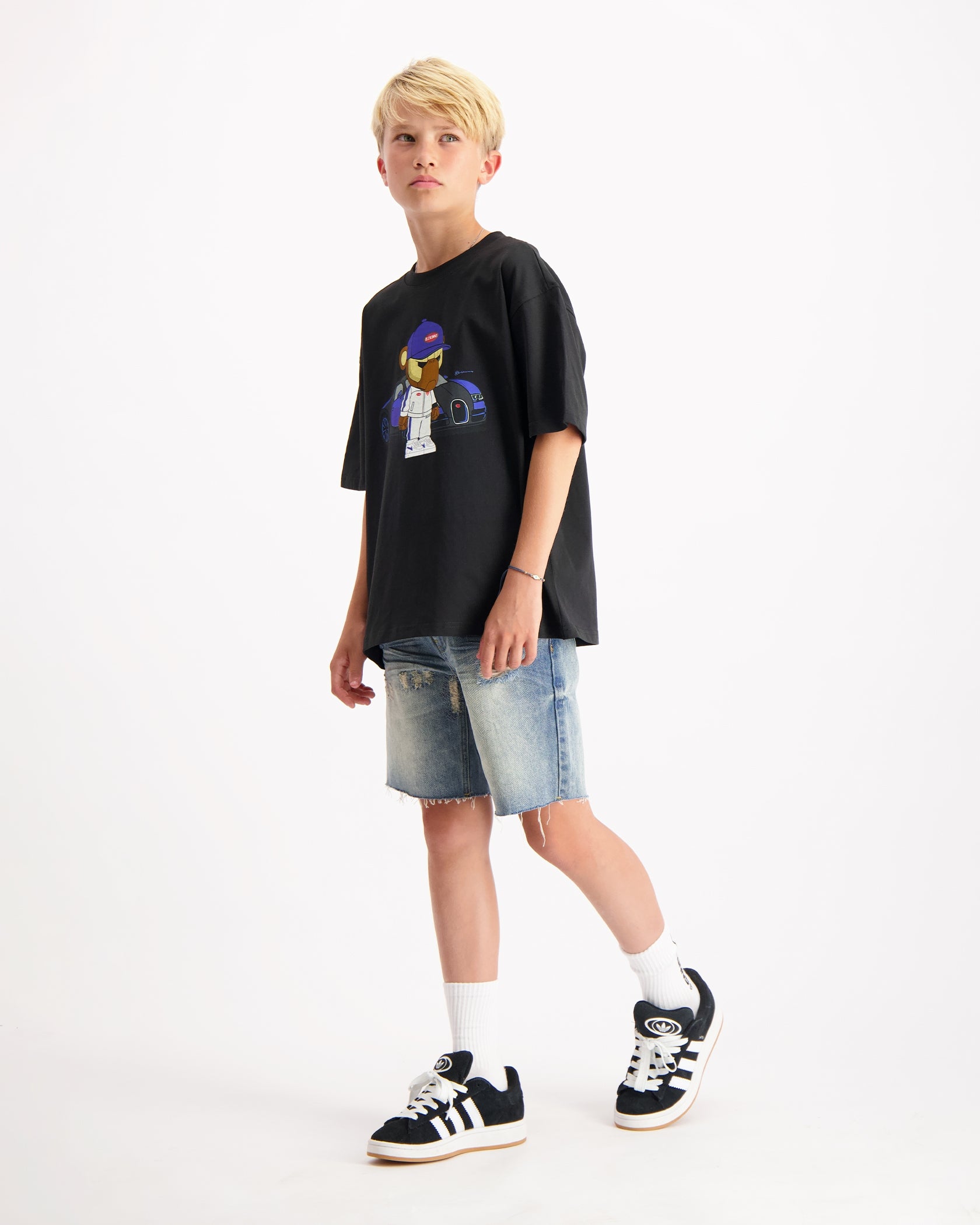 KIDS BBUGATTY T-SHIRT | Schwarz