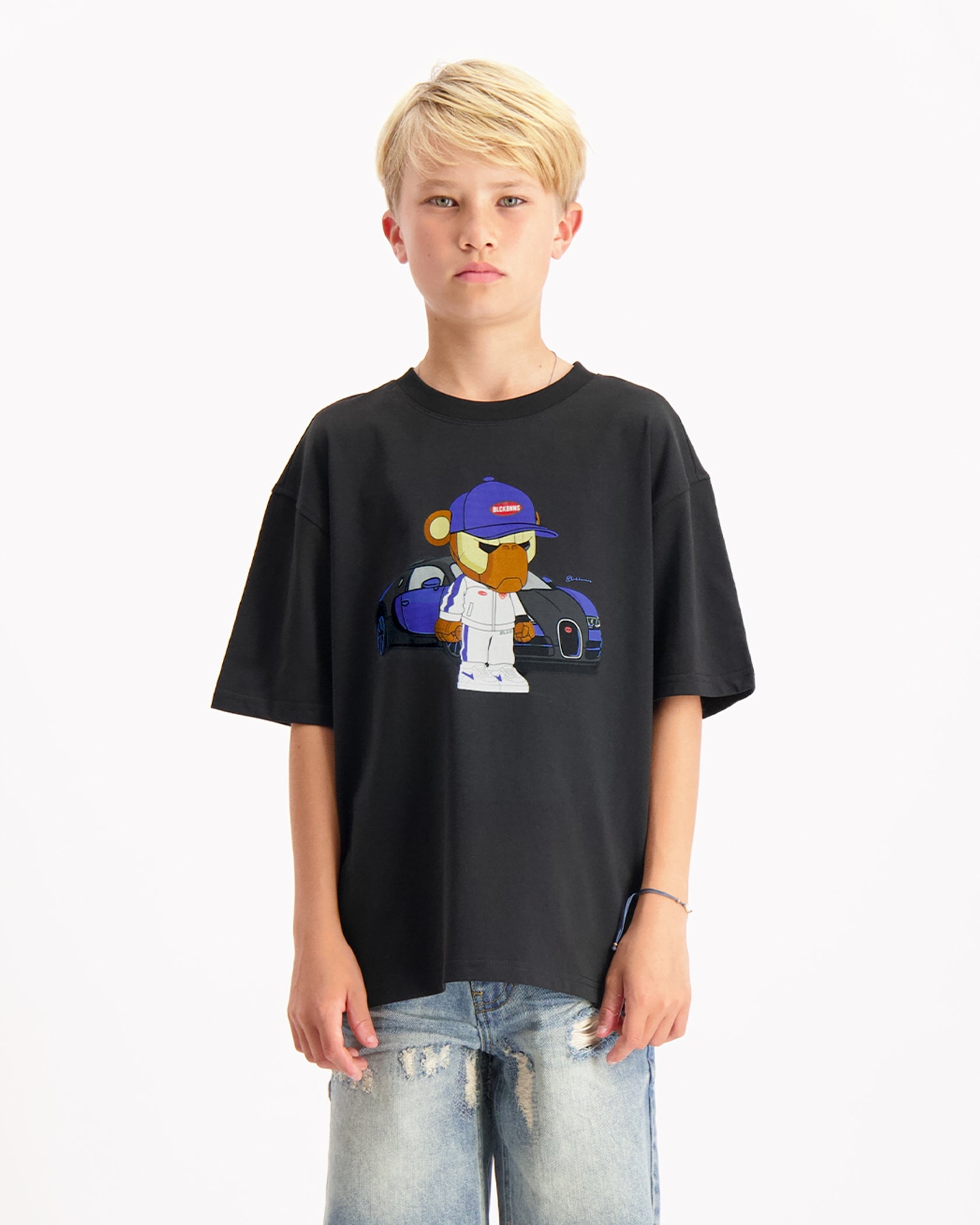 KIDS BBUGATTY T-SHIRT | Schwarz