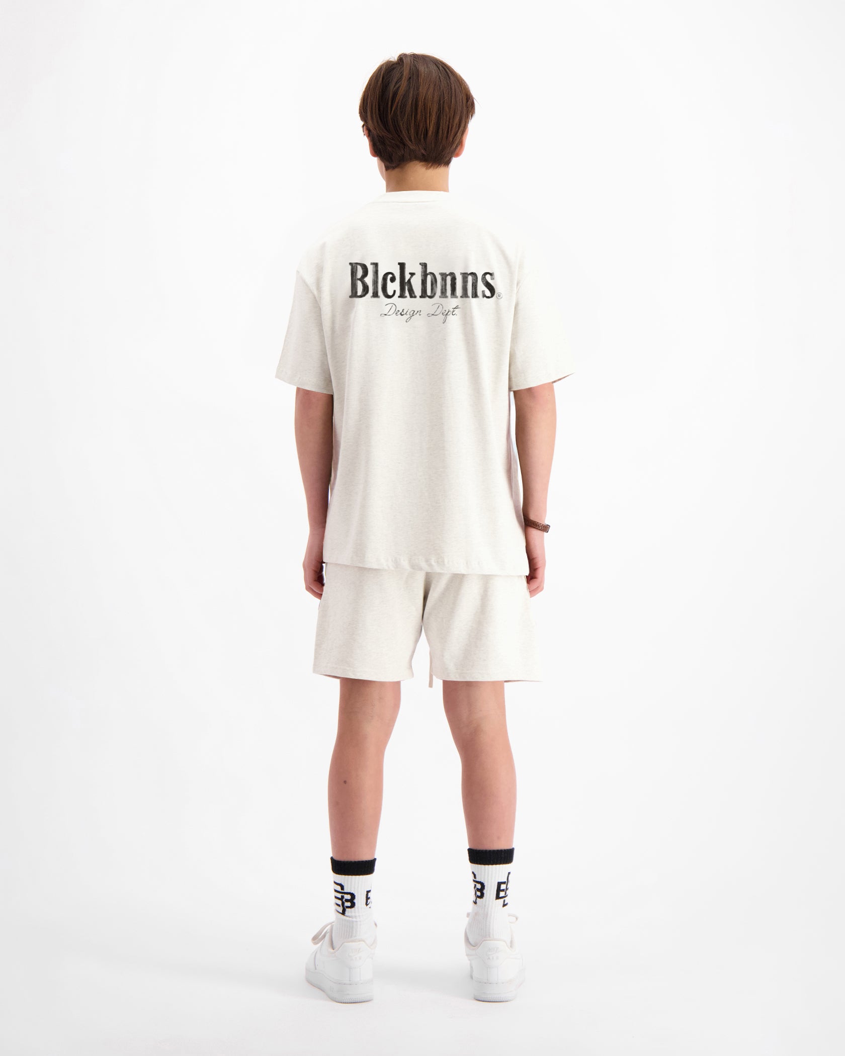 KIDS BRUSH TWINSET | Melange Grau