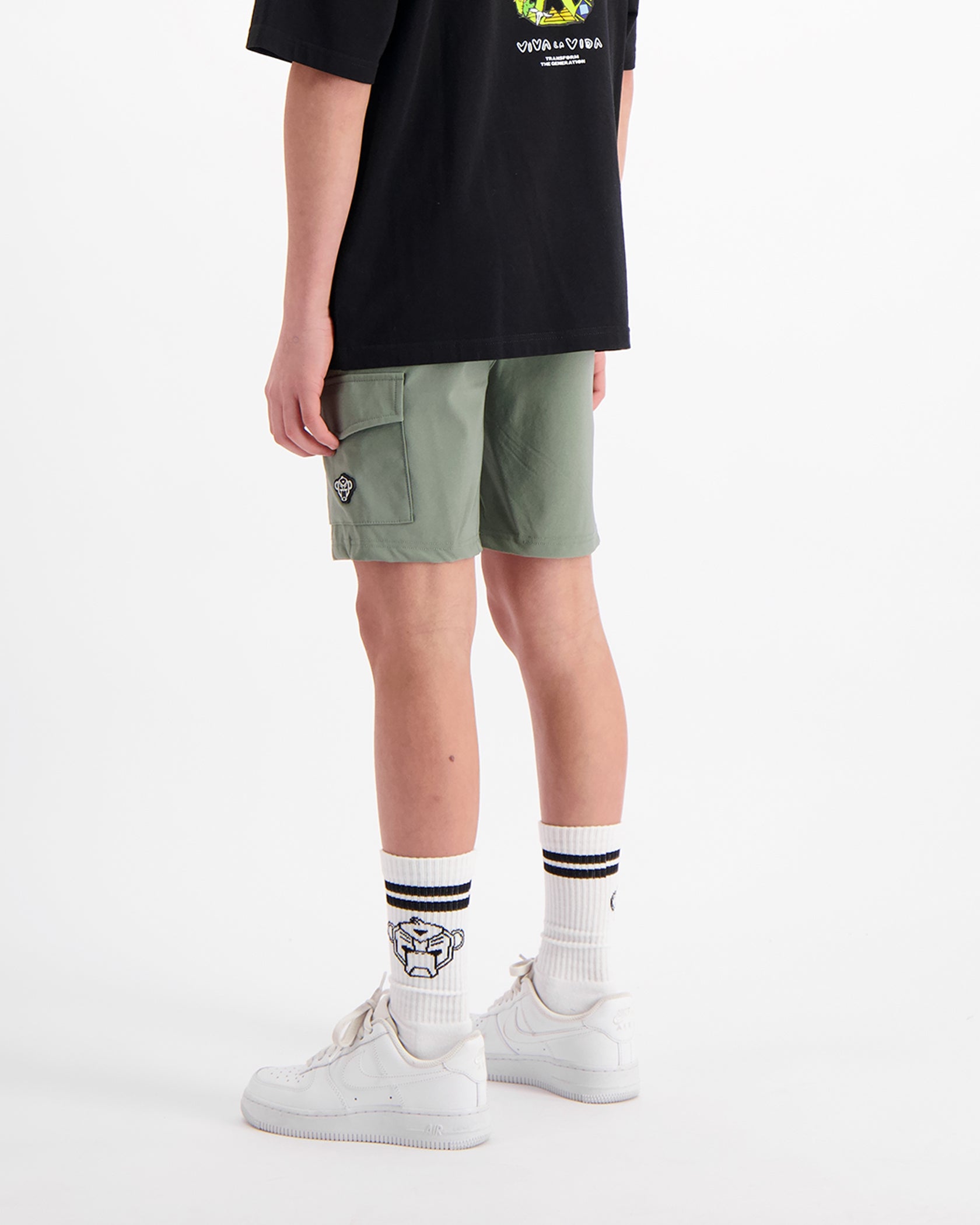 KIDS CARGO SHORTS | Grün