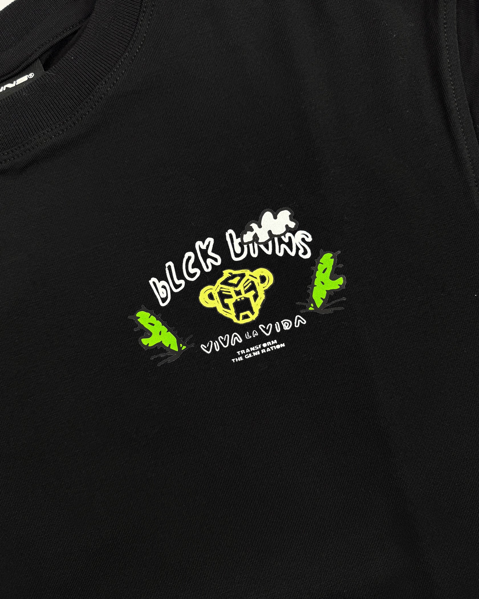 KIDS CRAYON T-SHIRT | Schwarz