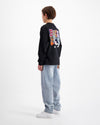 KIDS DRIBBLE LONGSLEEVE SET | Schwarz