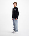 KIDS DRIBBLE LONGSLEEVE SET | Schwarz