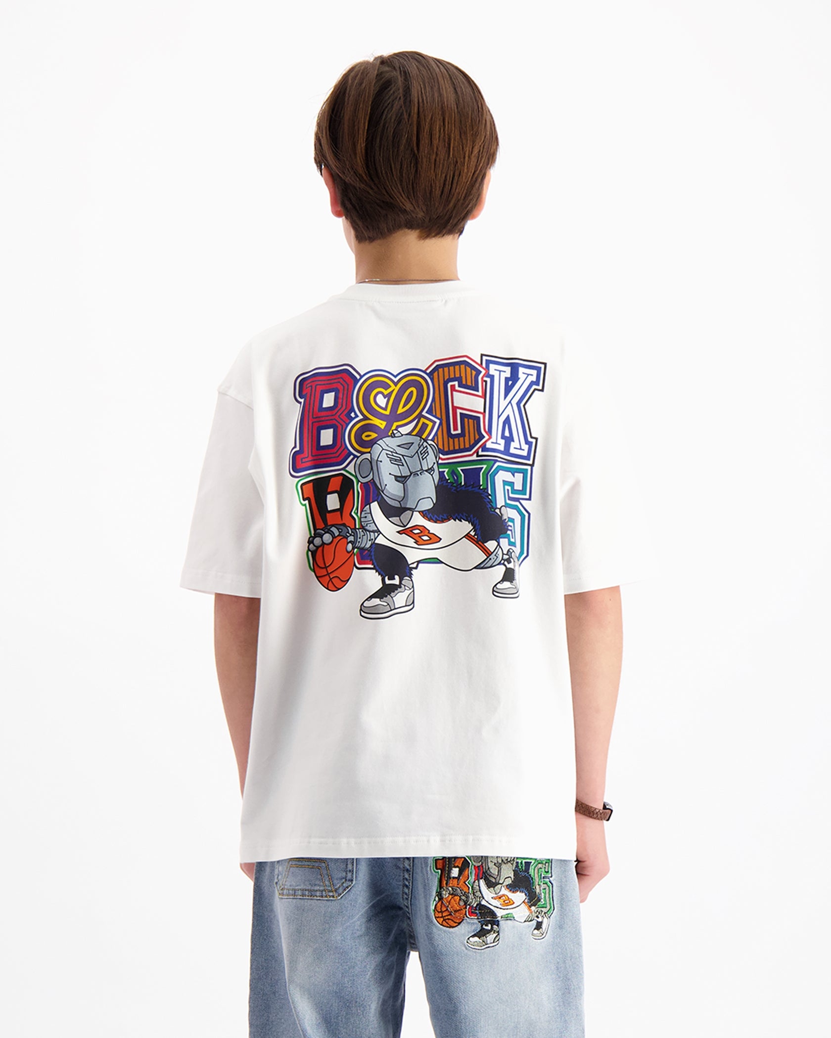 KIDS DRIBBLE T-SHIRT | Weiß