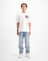 KIDS DRIBBLE T-SHIRT SET | Weiß