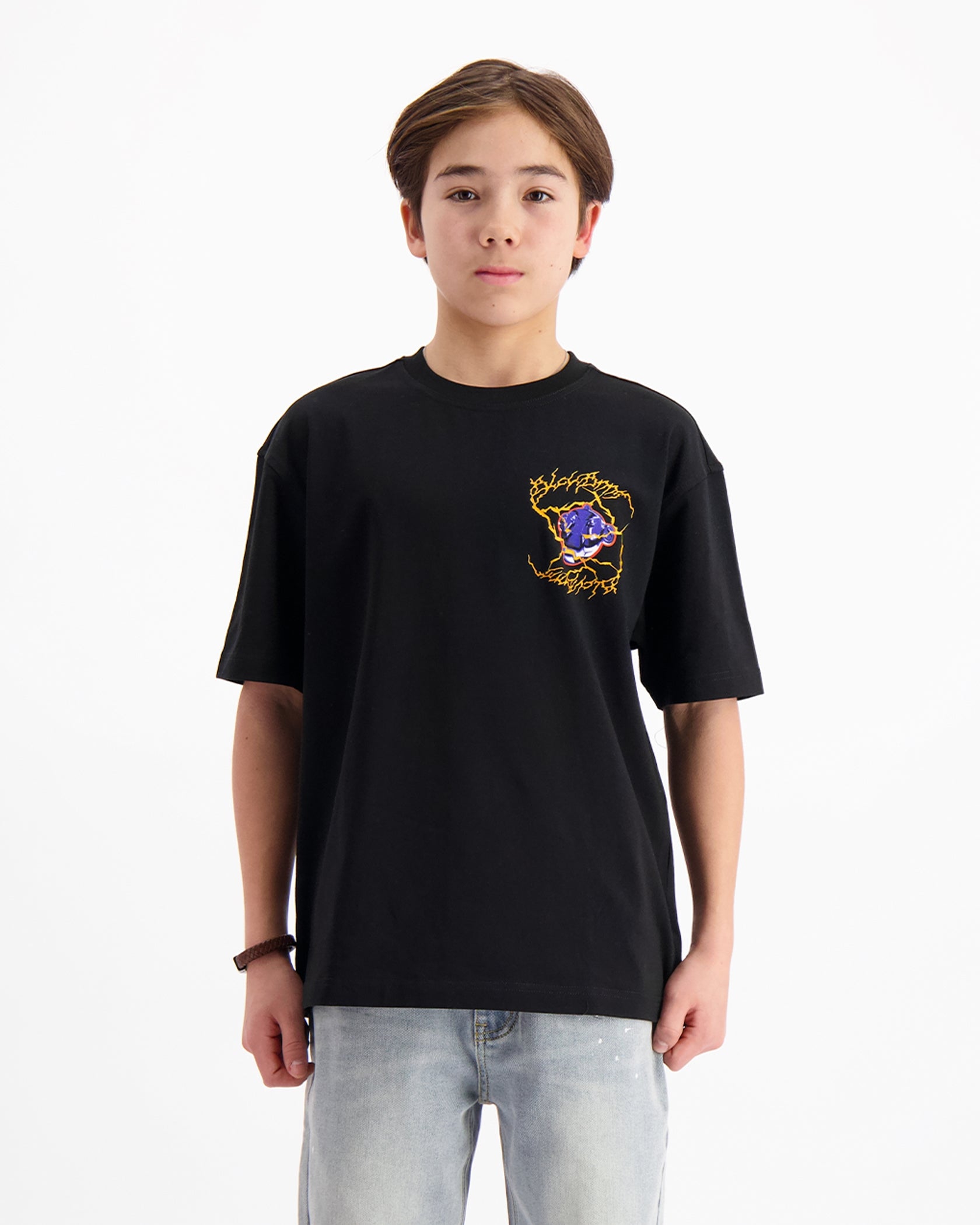 KIDS ELECTRO T-SHIRT | Schwarz
