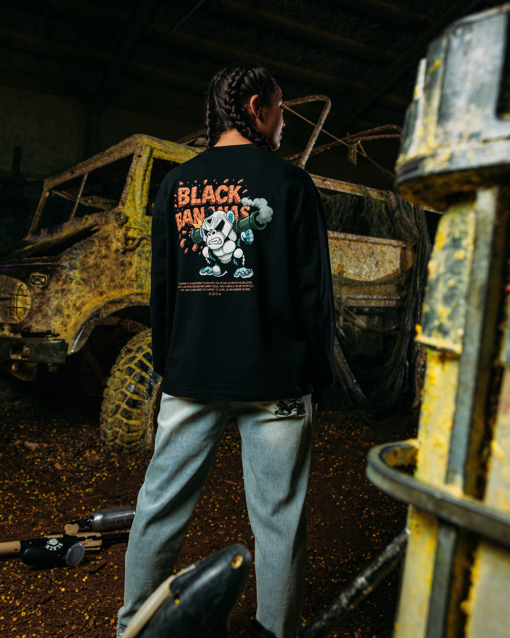 KIDS EXPLODE LONGSLEEVE | Schwarz