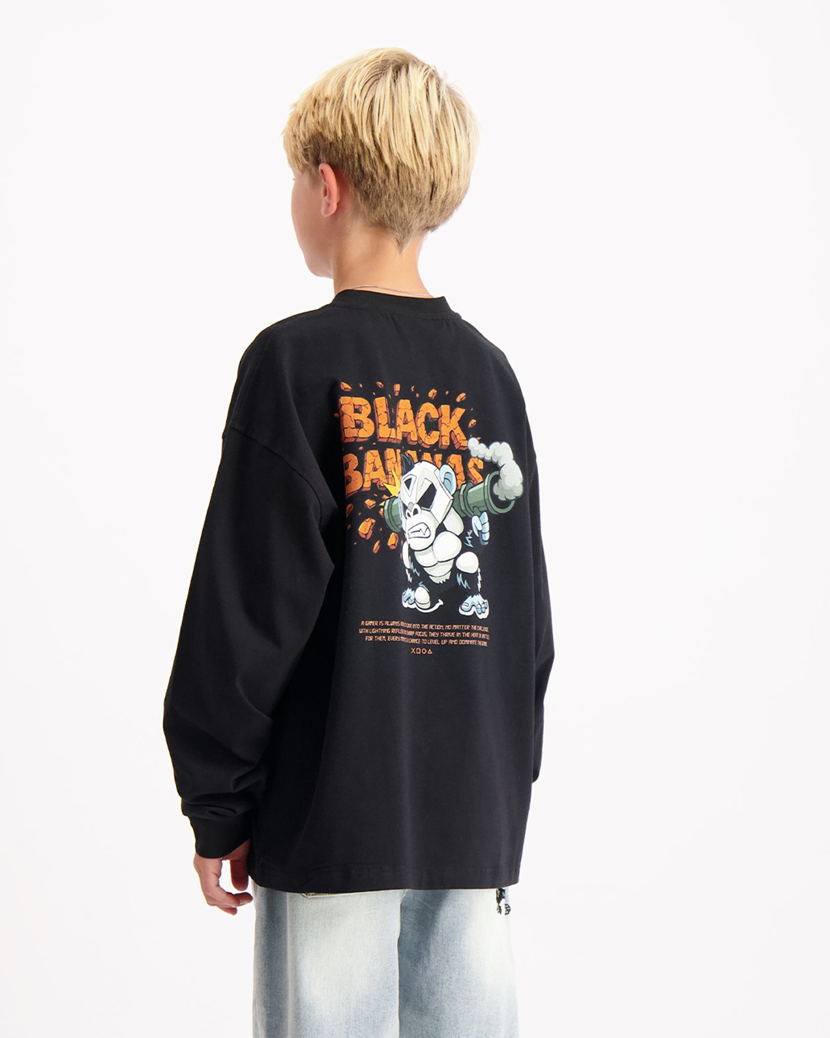 KIDS EXPLODE LONGSLEEVE | Schwarz