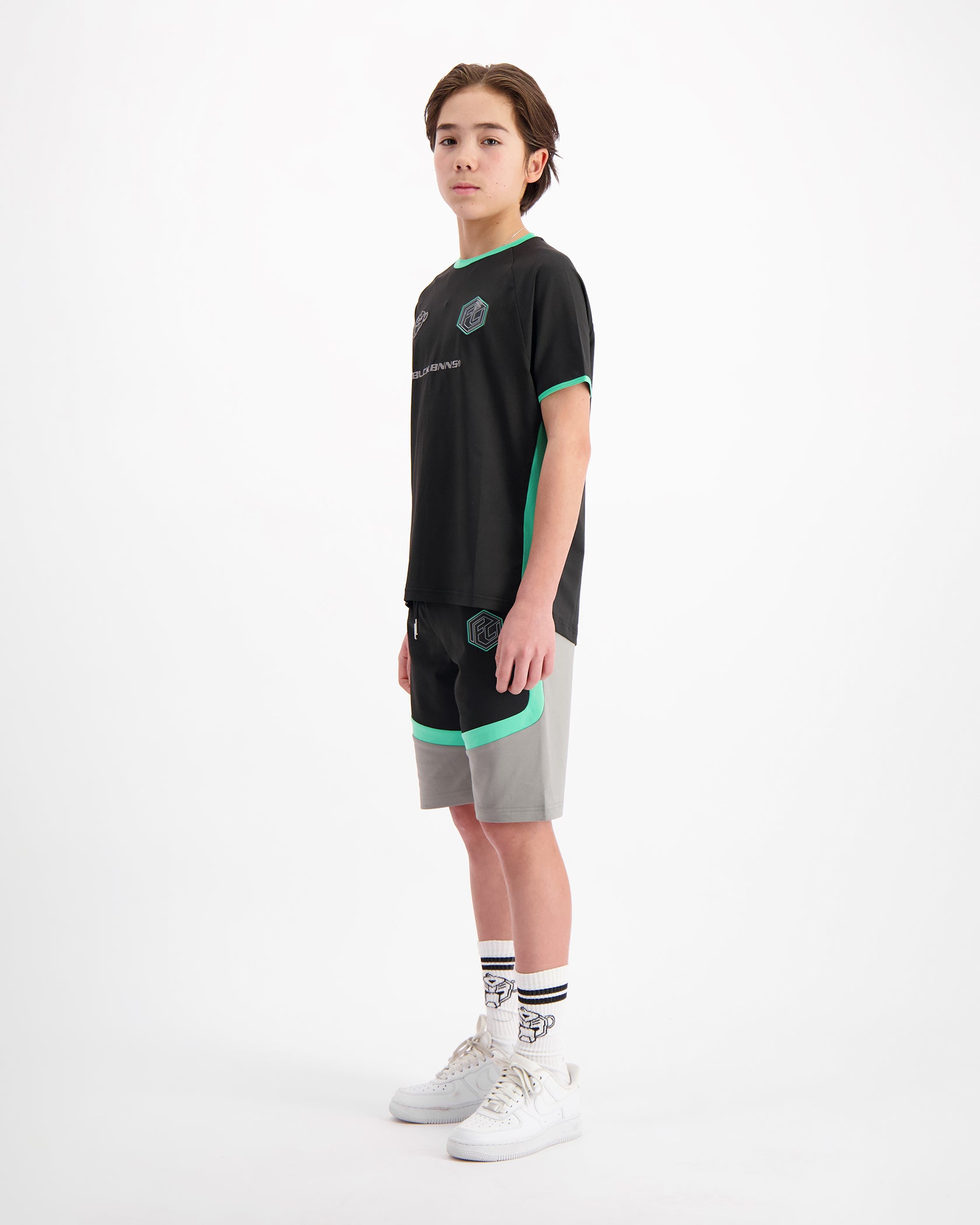 KIDS FOOTBALL SET | Schwarz