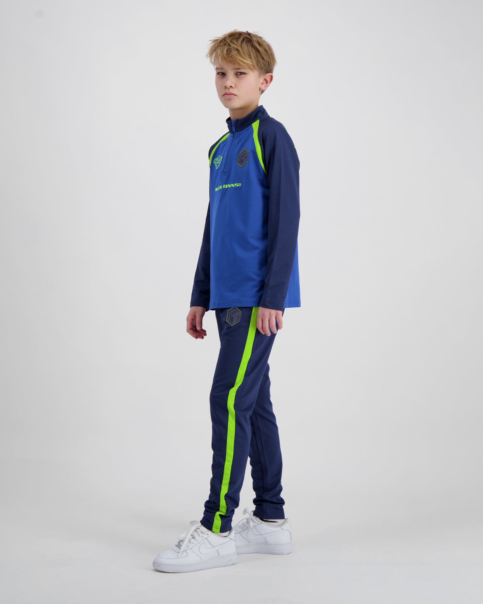 KINDER FOOTBALL | Marineblau/Limette