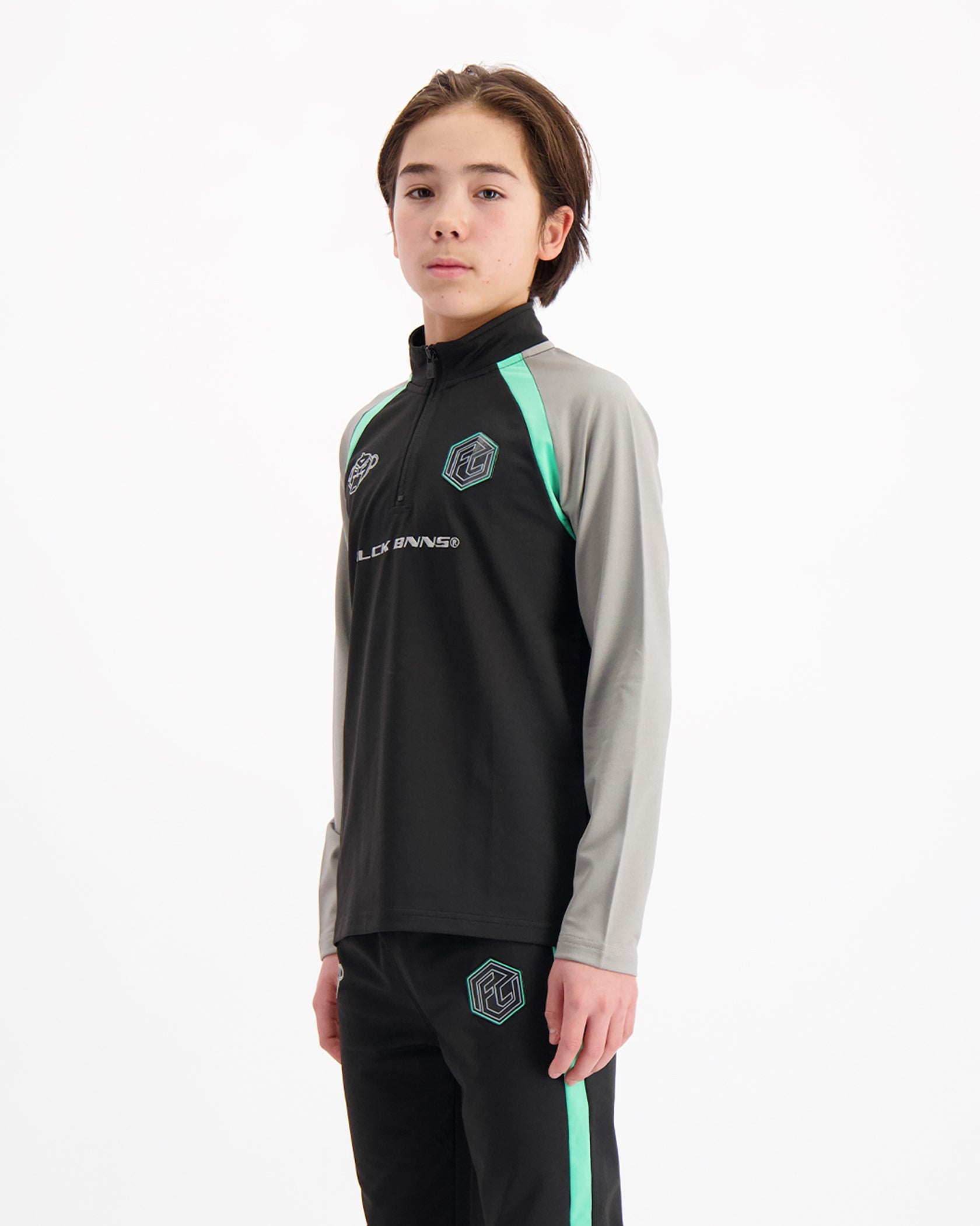 KIDS FOOTBALL TRACKTOP | Schwarz