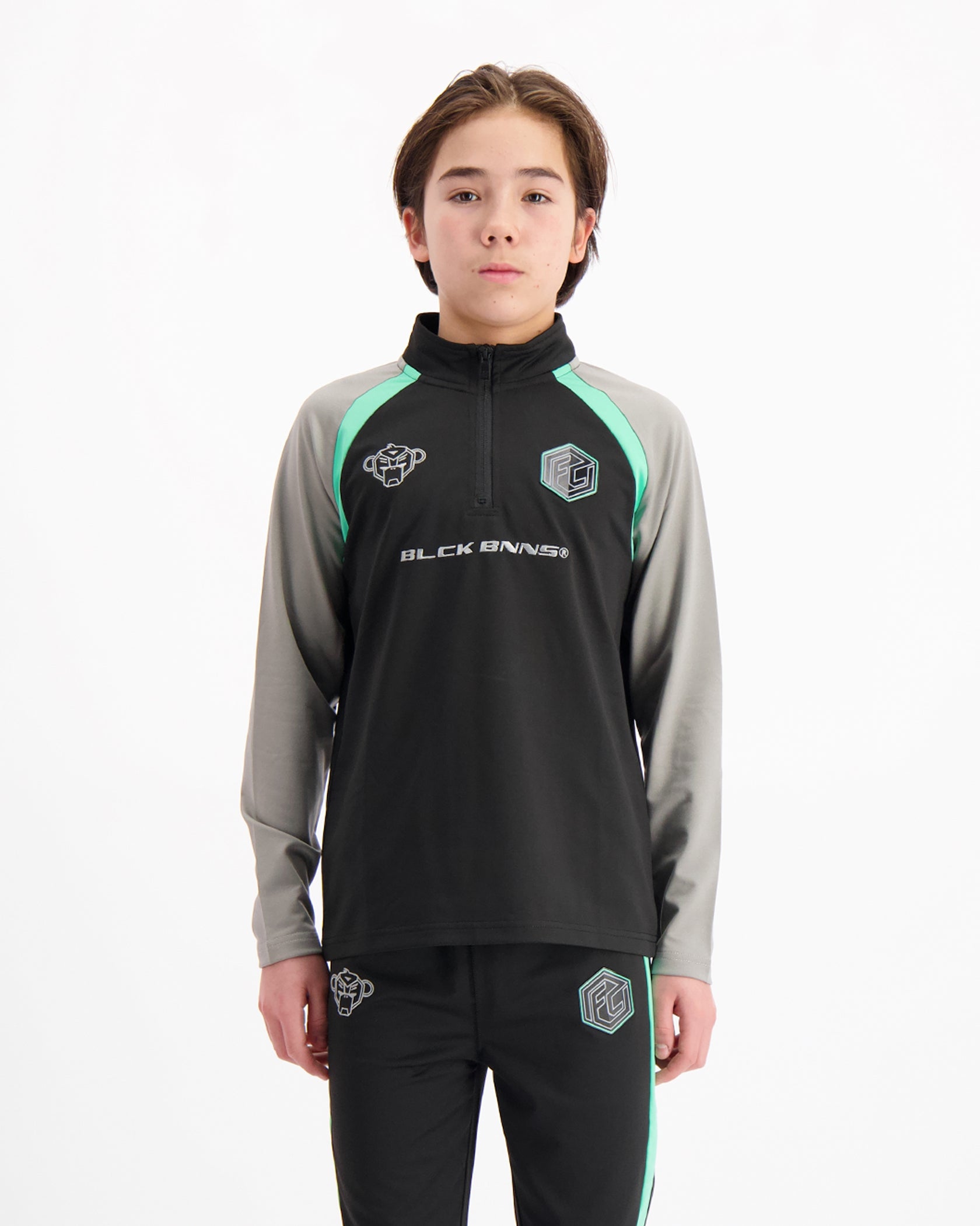 KIDS FOOTBALL TRACKTOP | Schwarz