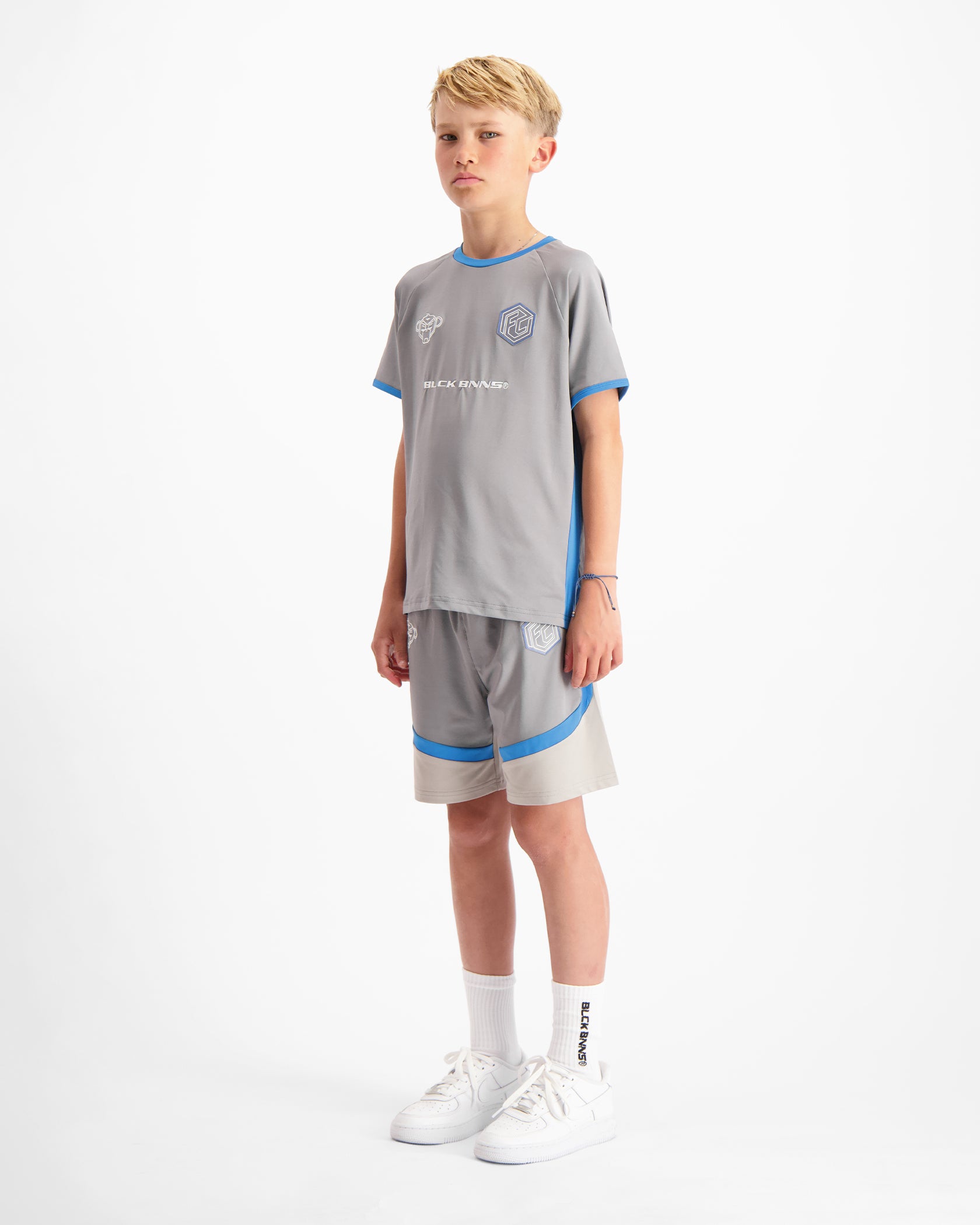 KIDS FOOTBALL TWINSET | Grau