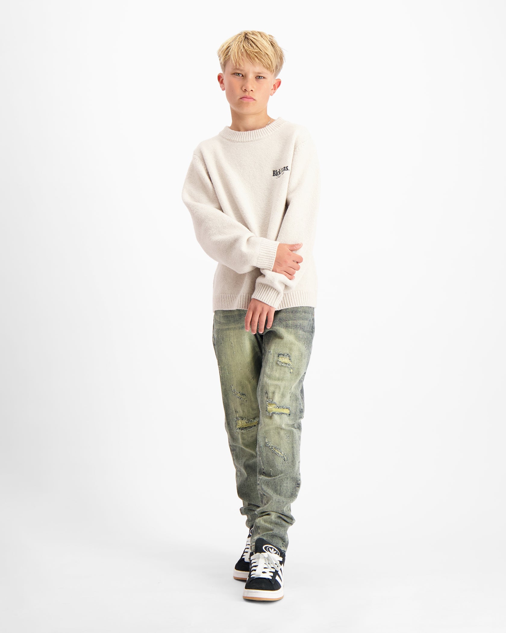 KIDS REPAIRED DENIM | Blau