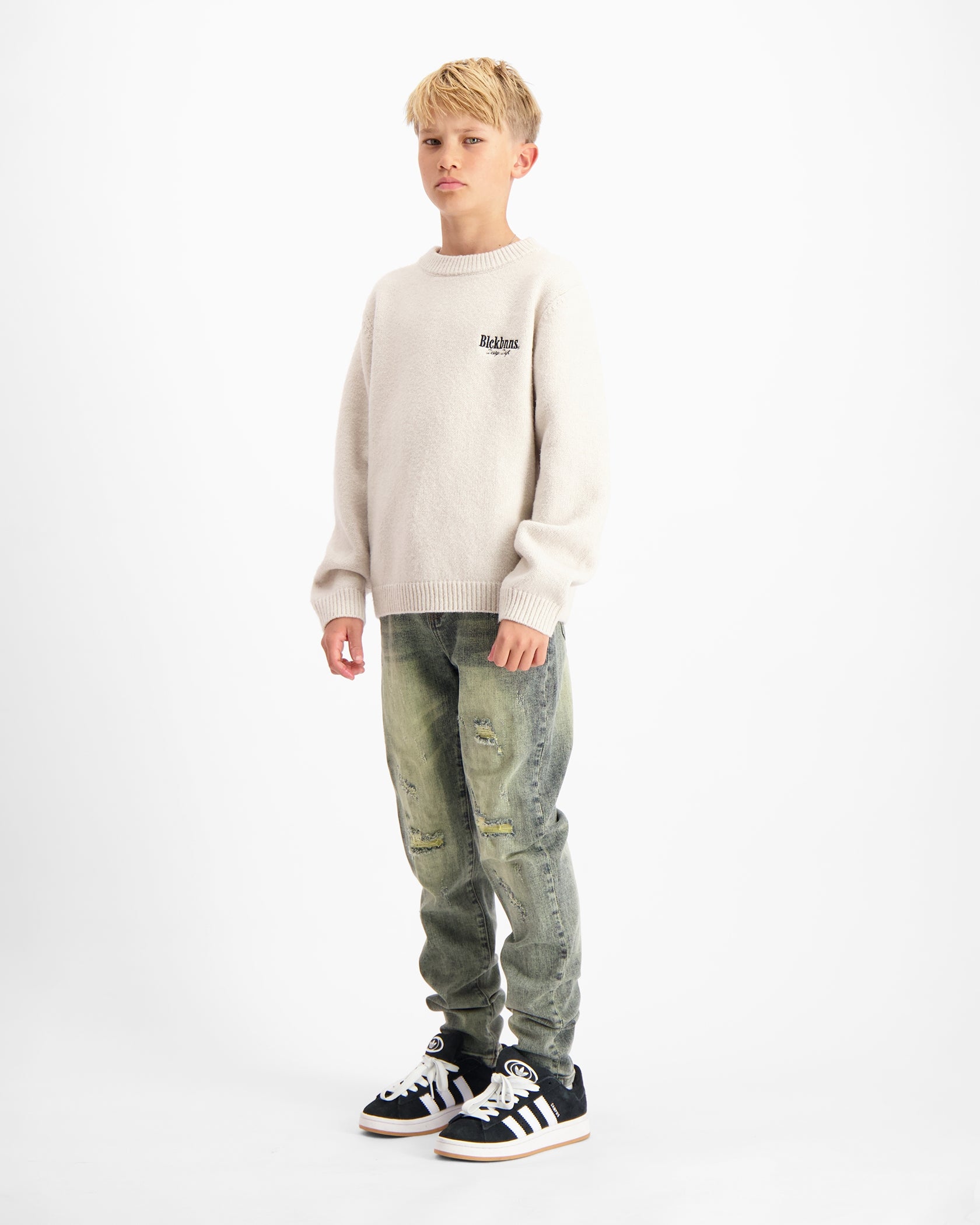 KIDS KNITTED SWEATER | Beige