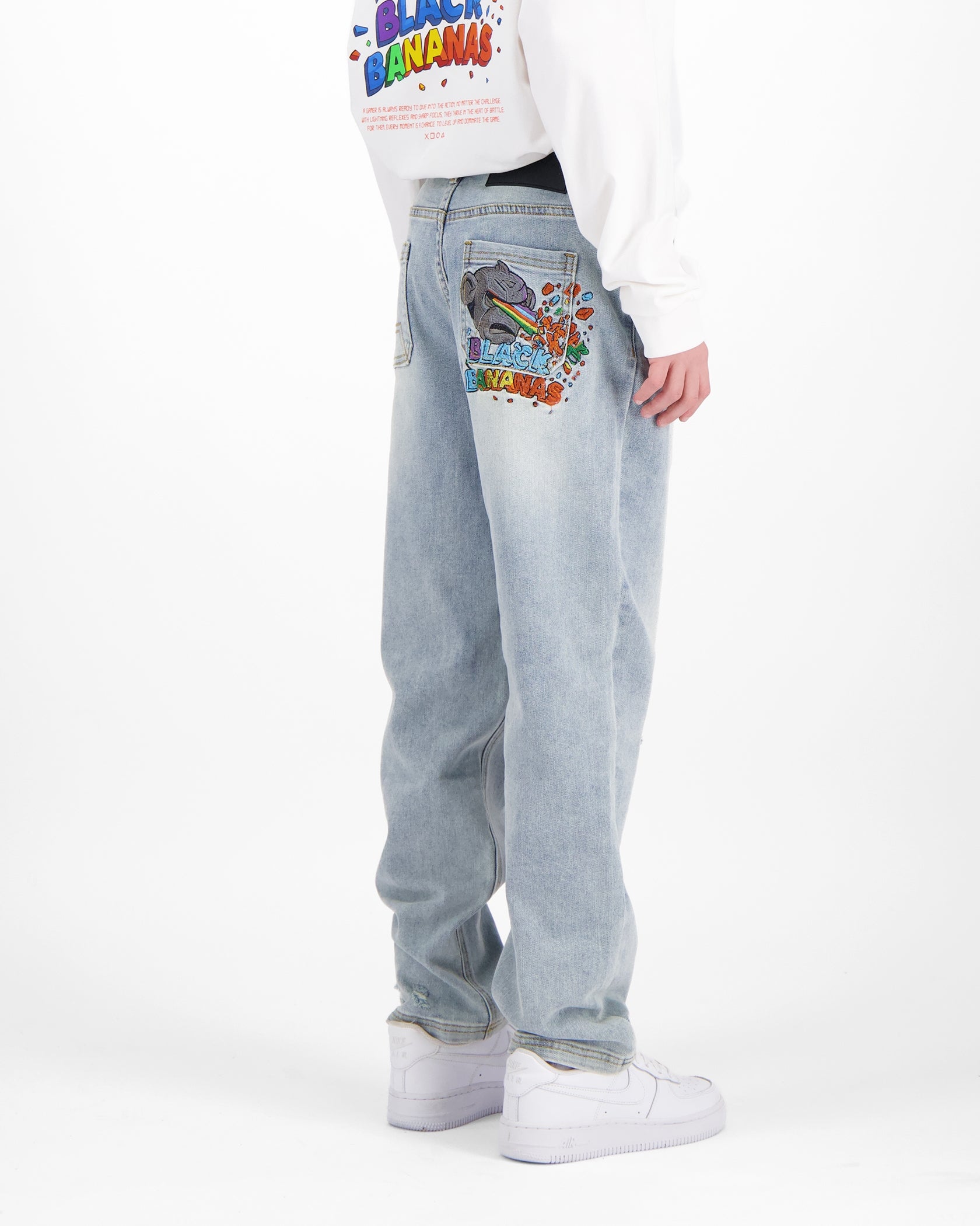 KIDS LASER DENIM | Hellblau