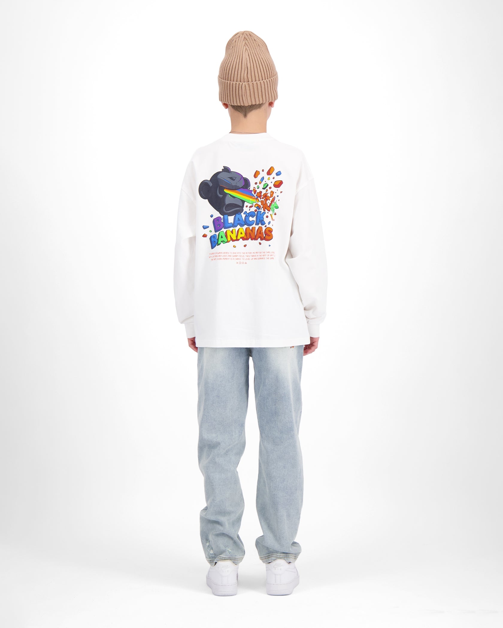 KIDS LASER LONGSLEEVE | Weiß