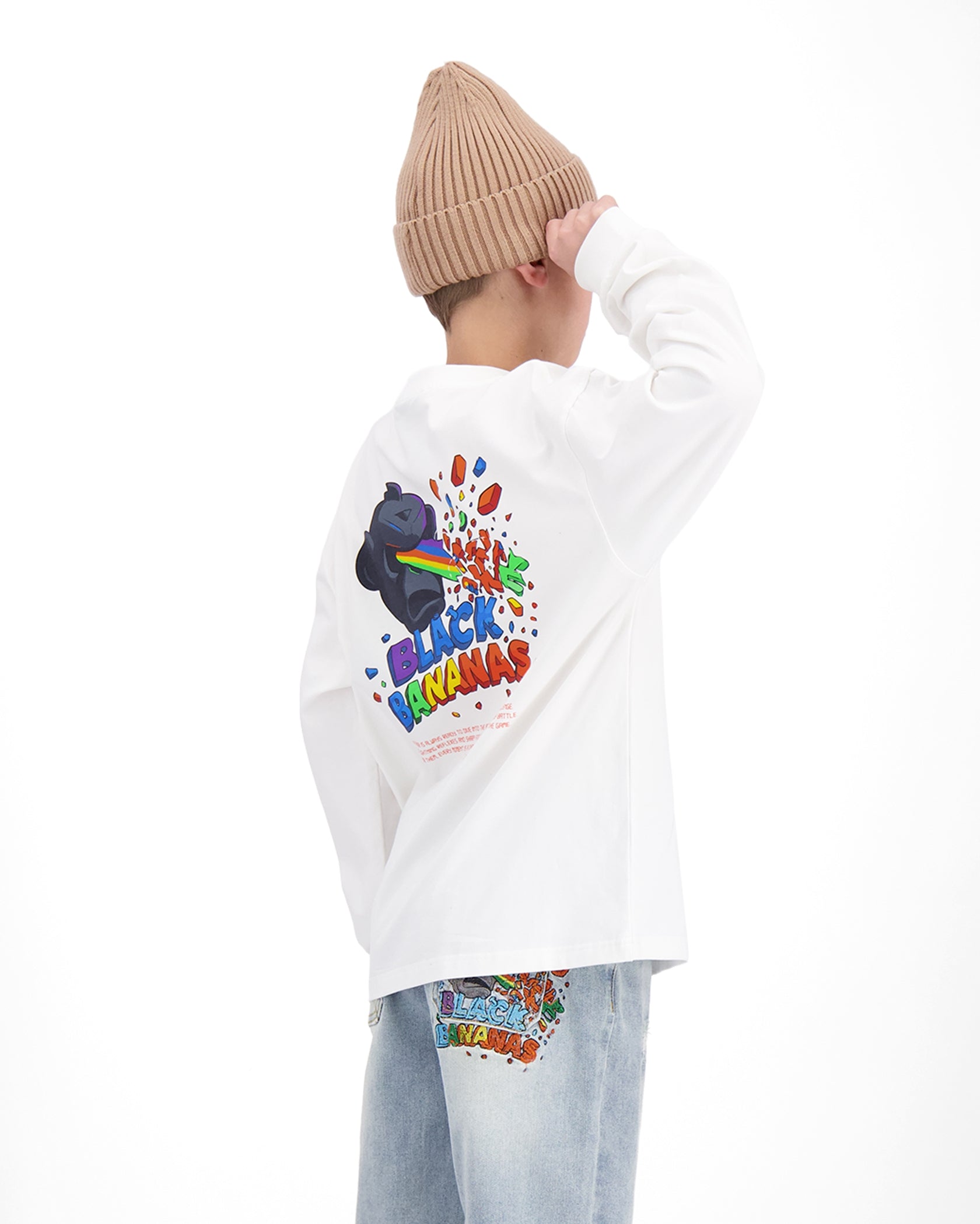 KIDS LASER LONGSLEEVE | Weiß