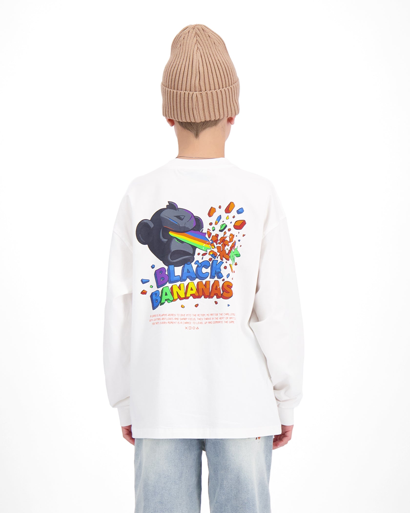 KIDS LASER LONGSLEEVE | Weiß