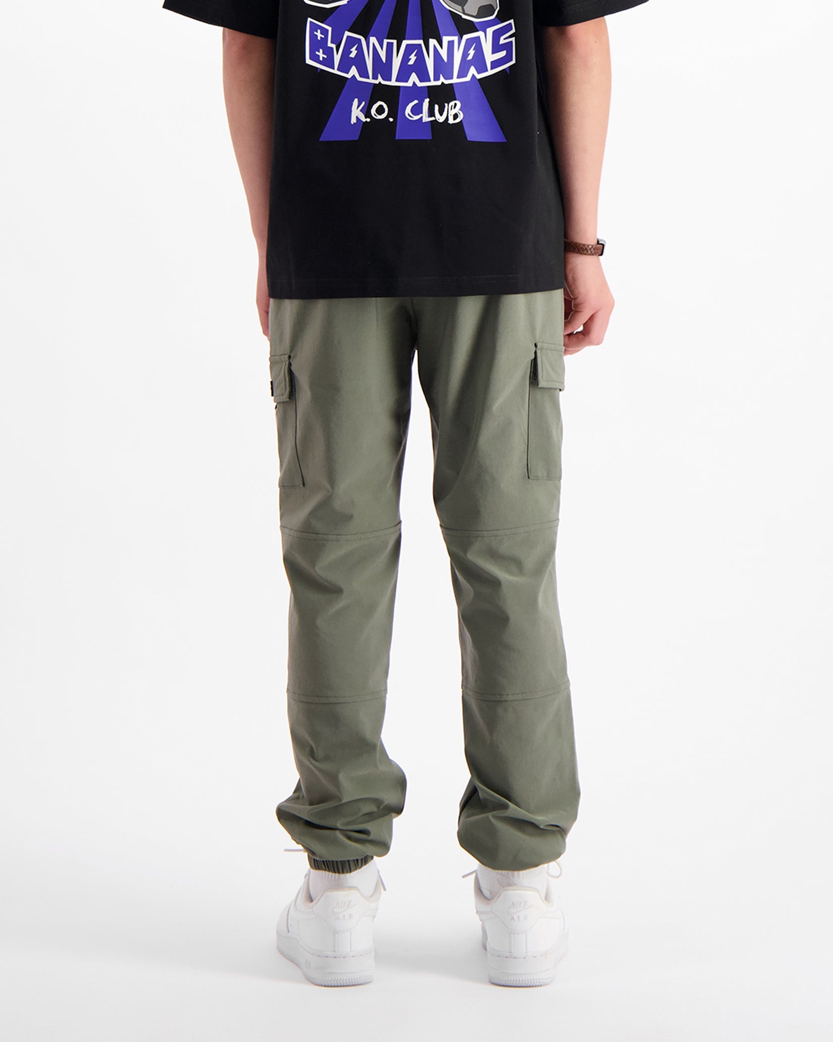 KIDS PLATE CARGO PANTS | Grün