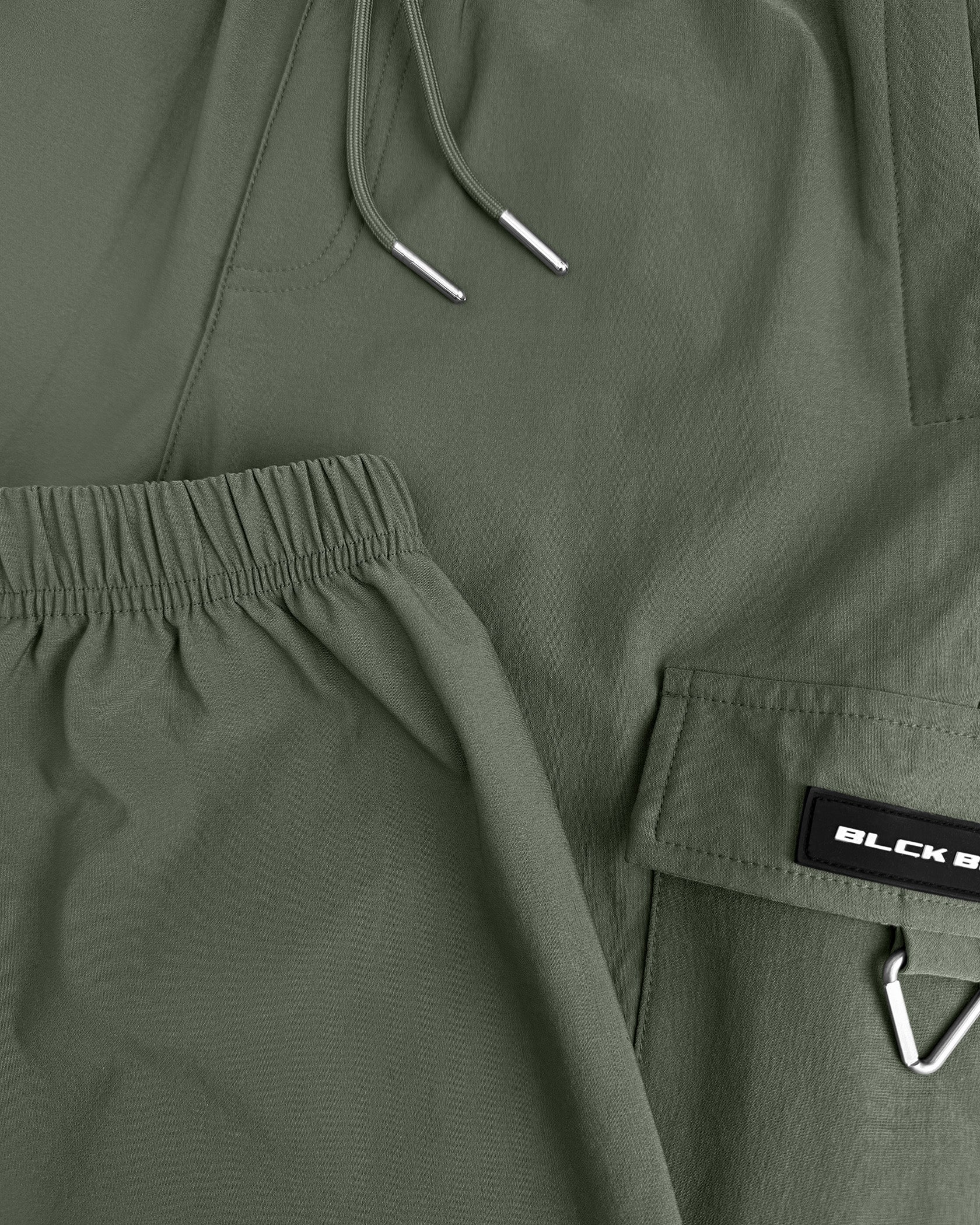 KIDS PLATE CARGO PANTS | Grün