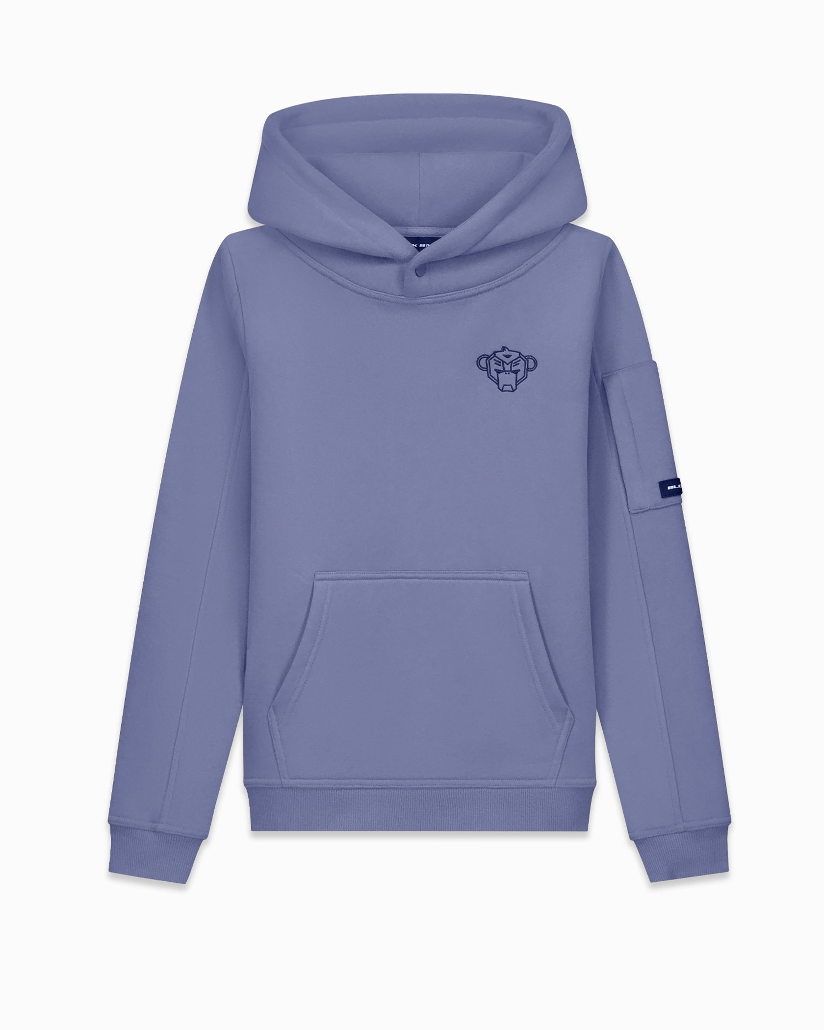 KIDS PLATE HOODIE | Blau